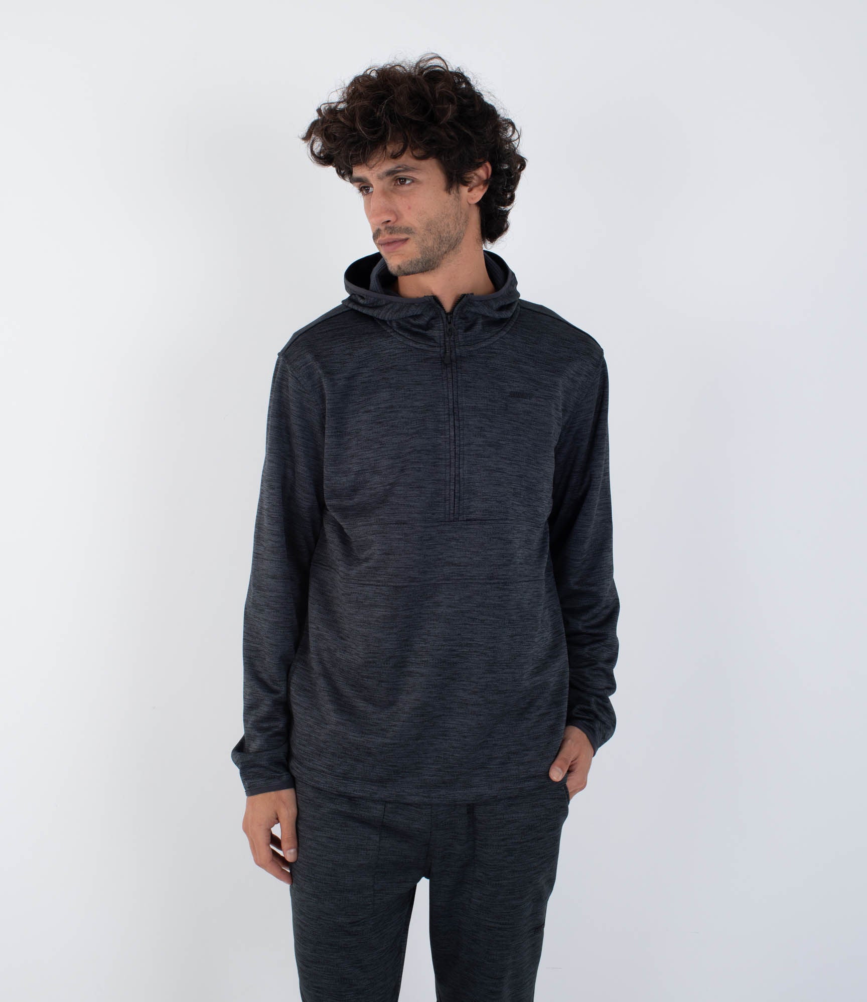 Sweat à capuche hommes  - H2O dri daybreak 1/2 zip