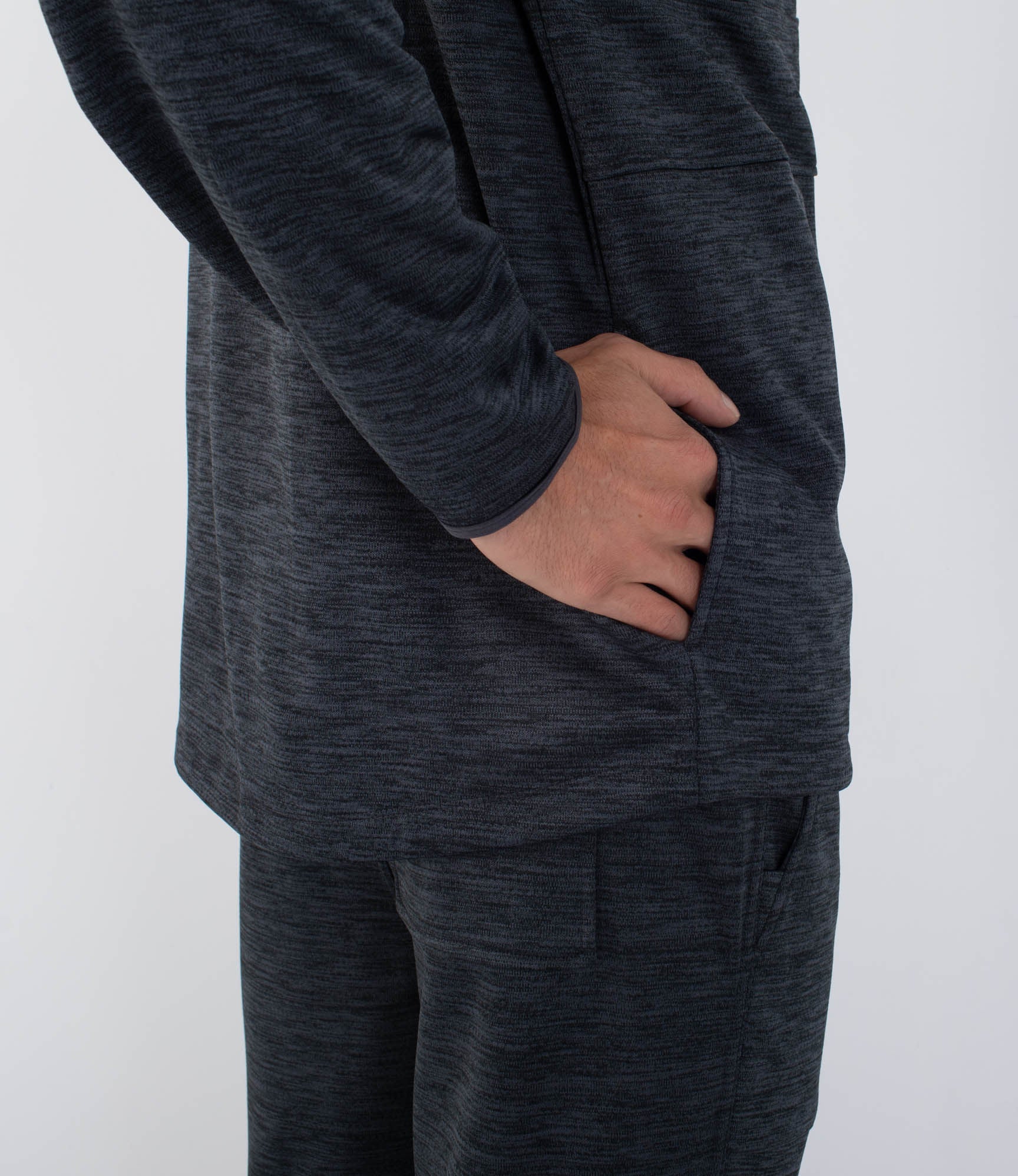 Sweat à capuche hommes  - H2O dri daybreak 1/2 zip