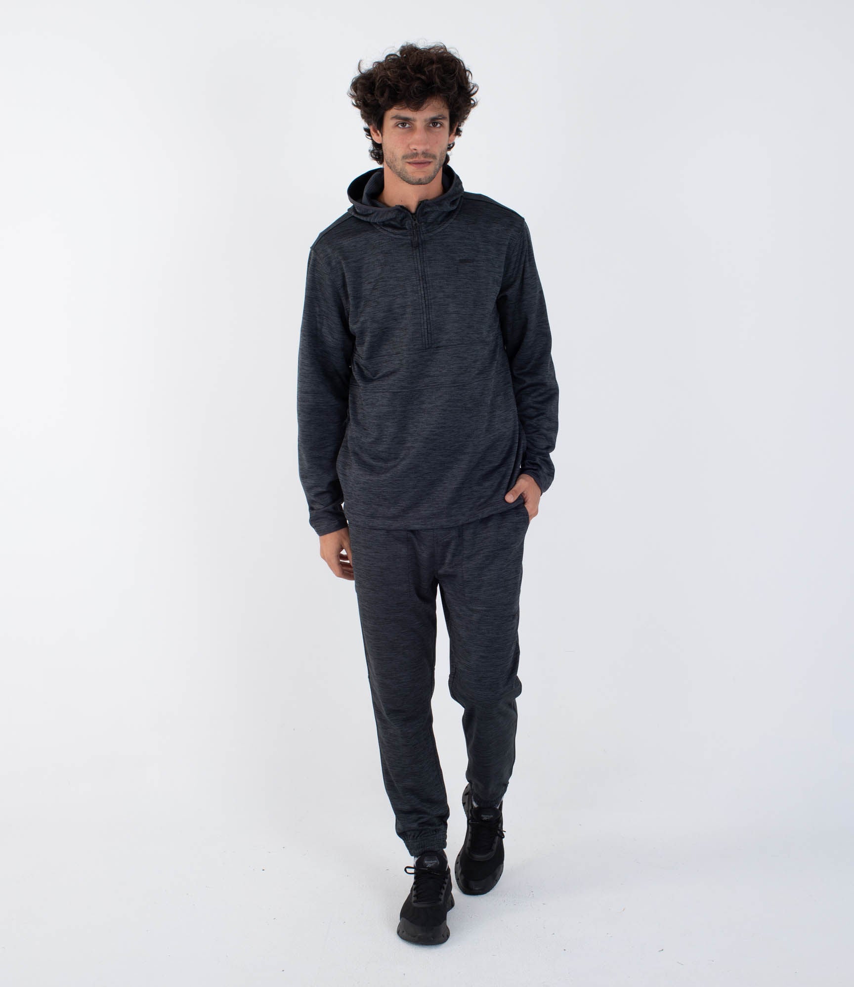 Sweat à capuche hommes  - H2O dri daybreak 1/2 zip