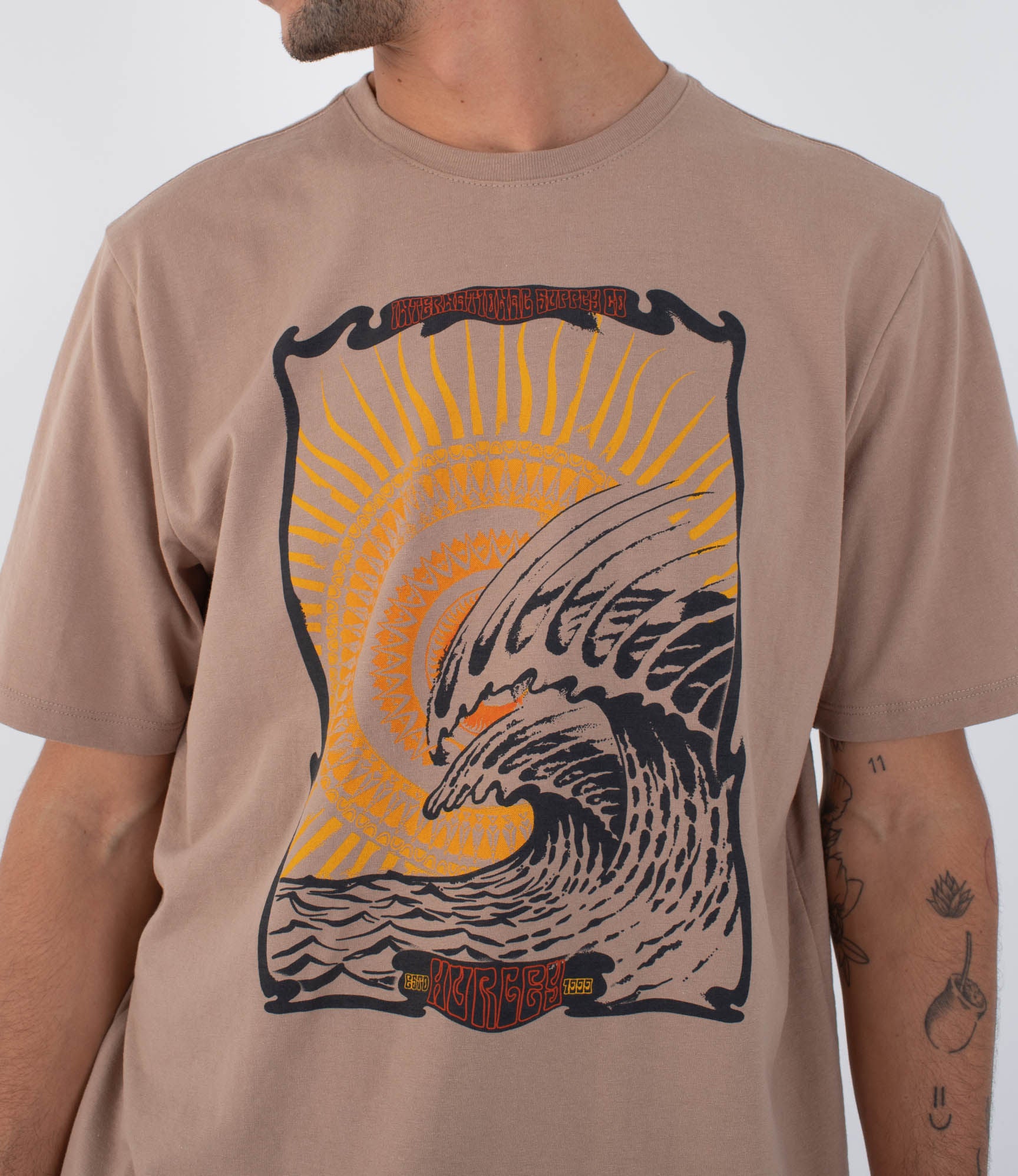 T-Shirt short sleeve men - H2O dri wave mandala