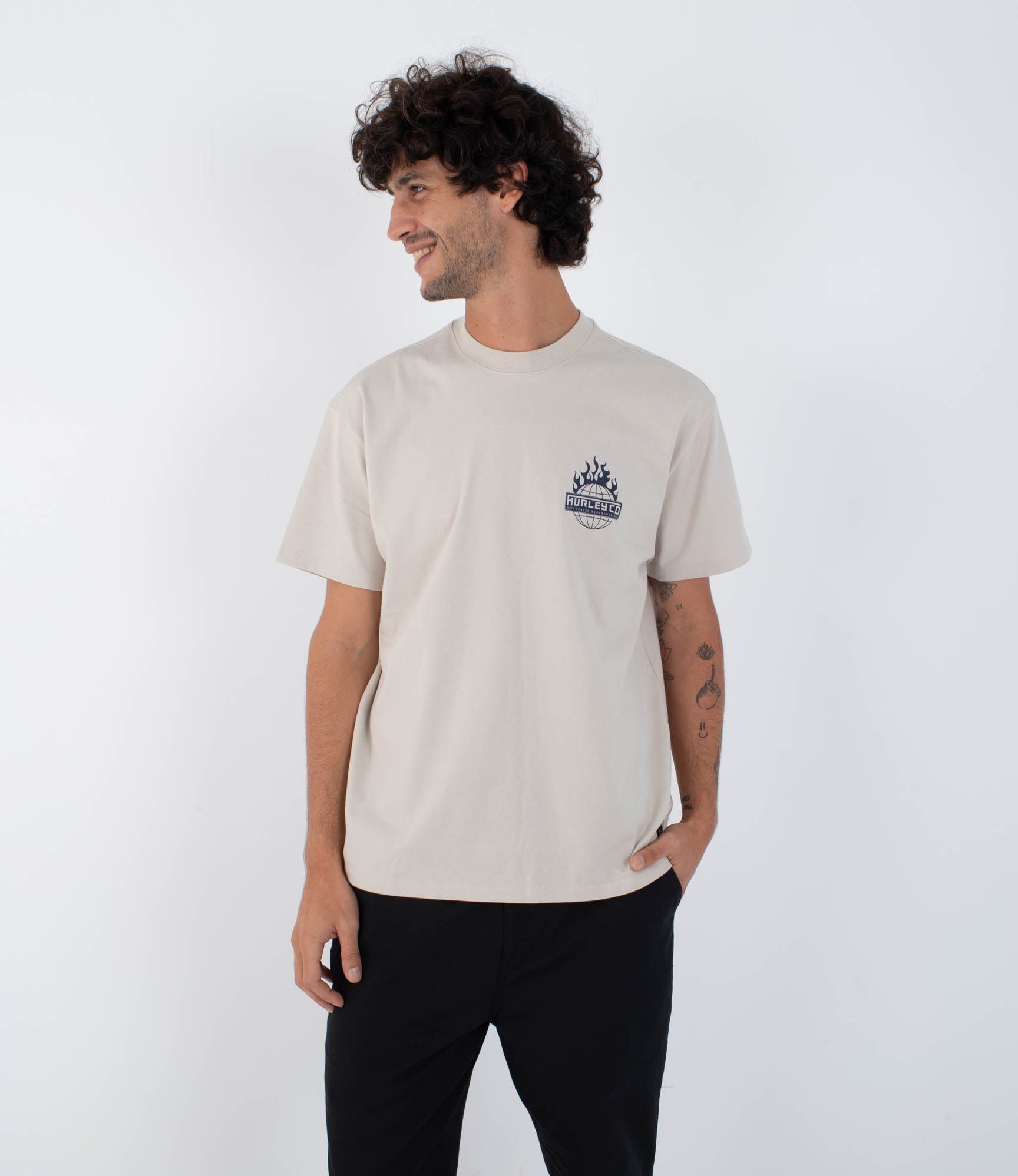 T-Shirt short sleeve men - Global fire