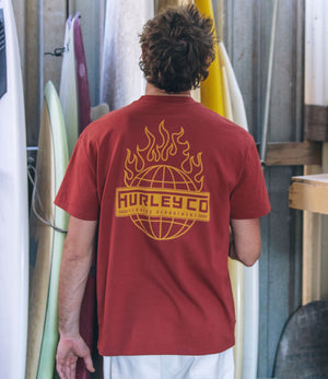 T-shirt Kurzarm Männer - Global fire