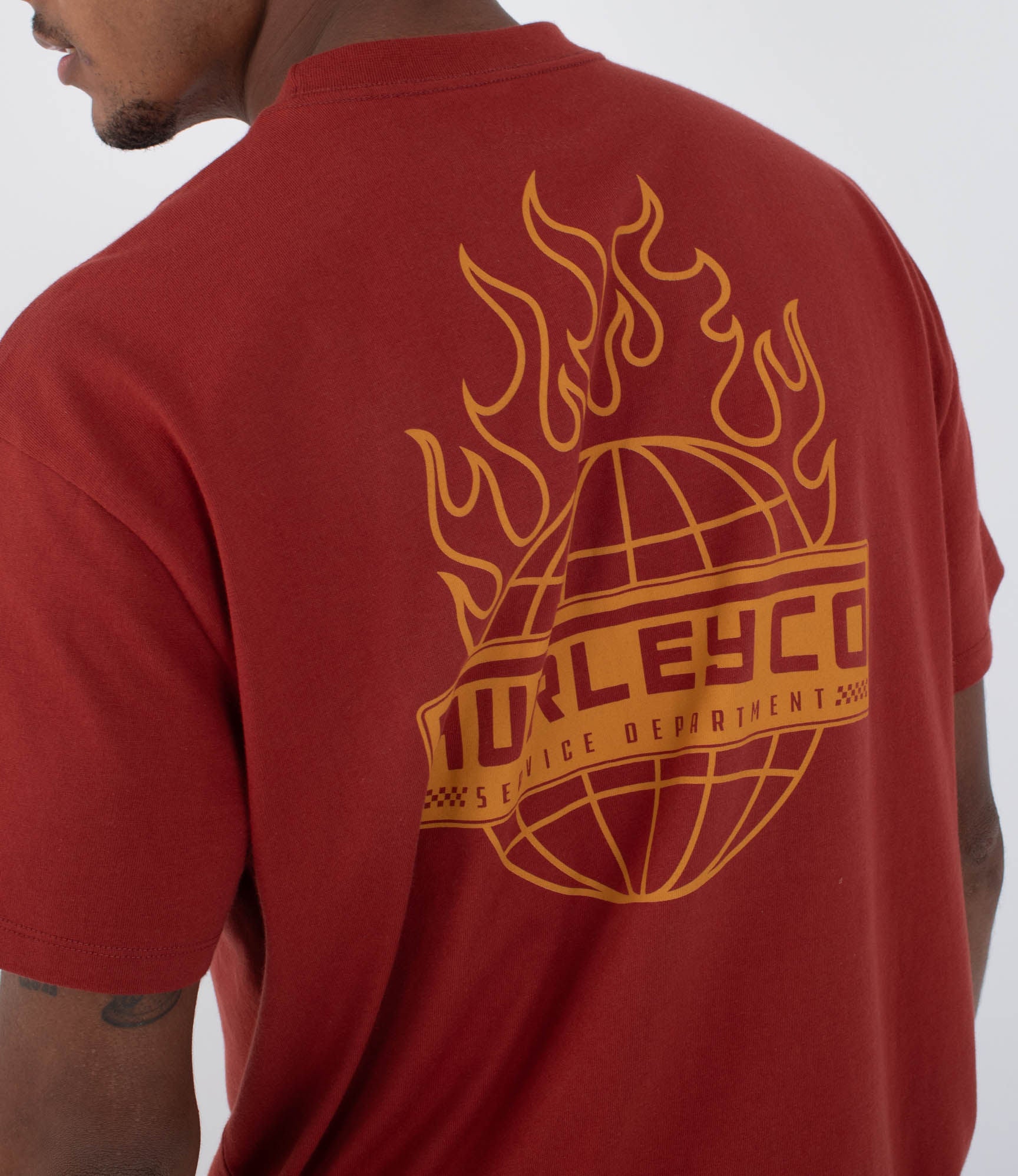 T-shirt Kurzarm Männer - Global fire