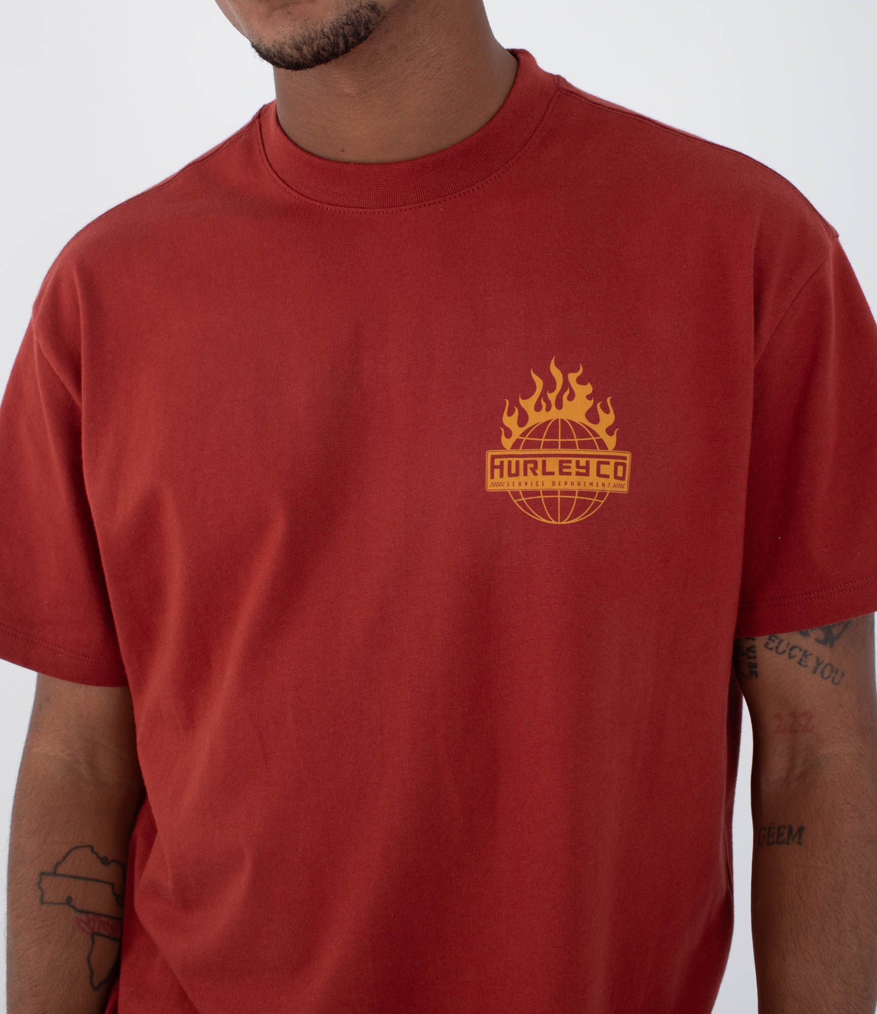 T-shirt Kurzarm Männer - Global fire