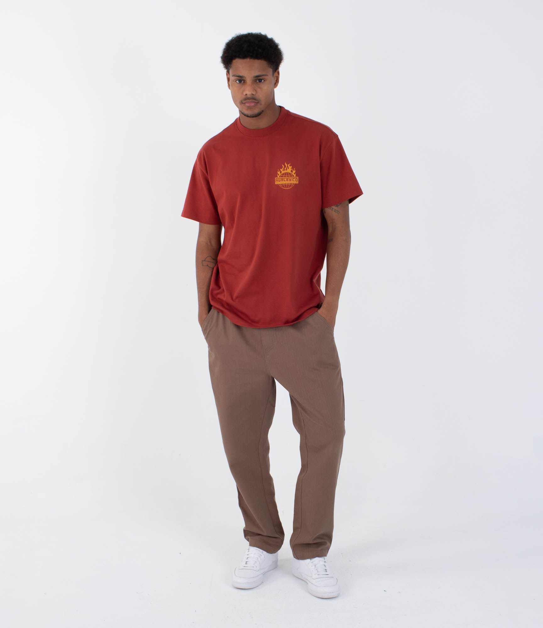 T-shirt Kurzarm Männer - Global fire