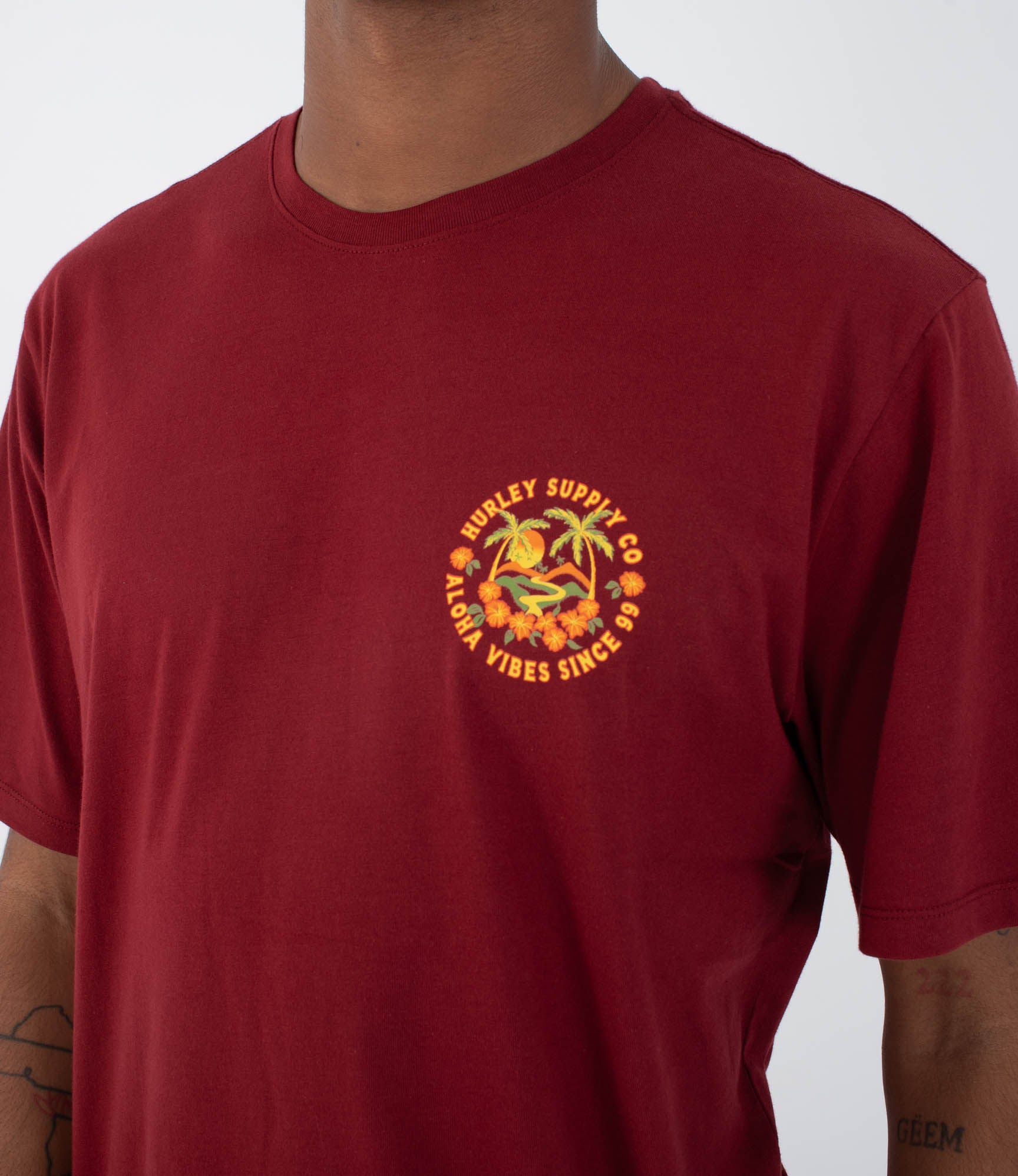 T-Shirt short sleeve men - Hawaiian Island