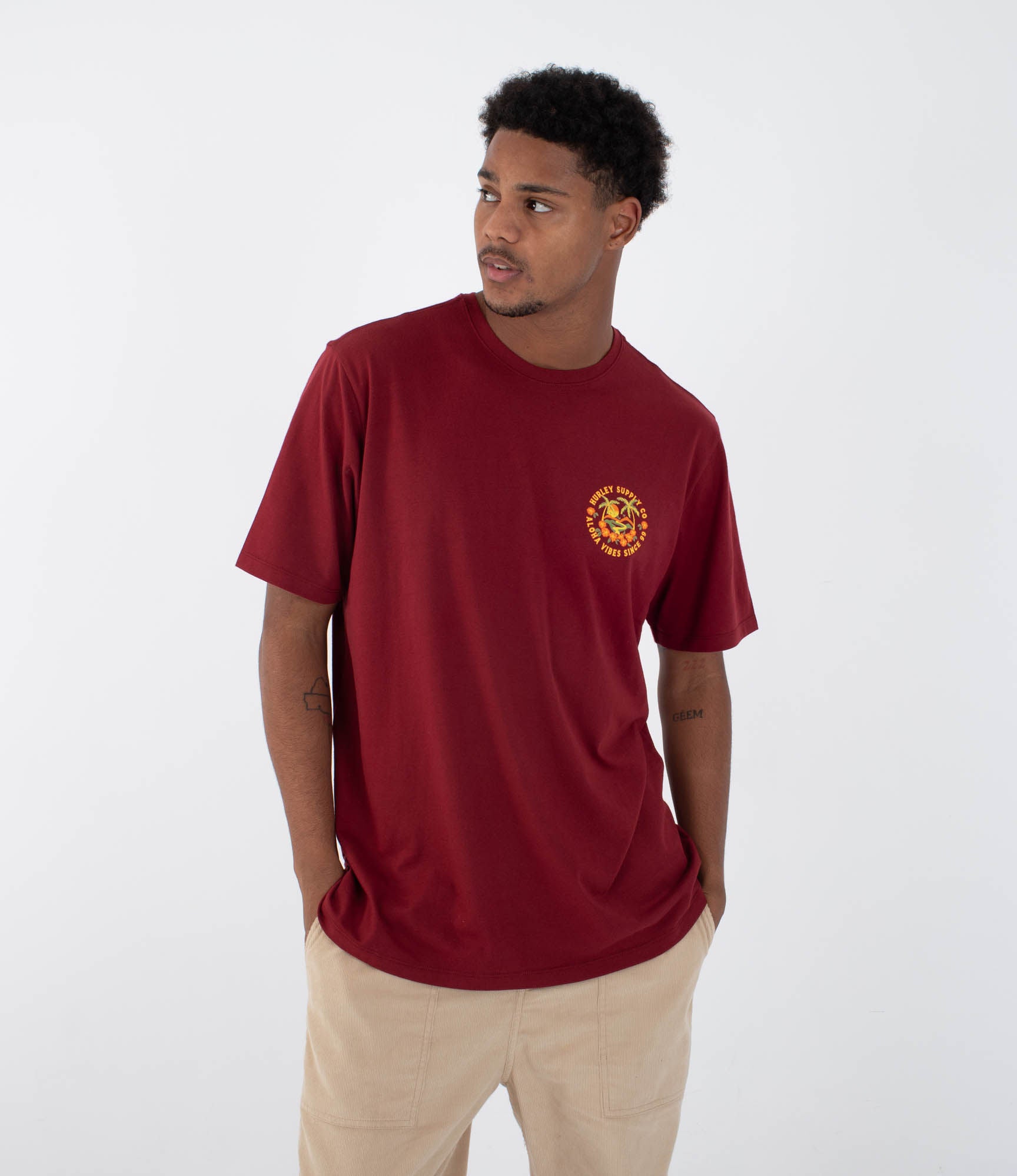 T-Shirt short sleeve men - Hawaiian Island
