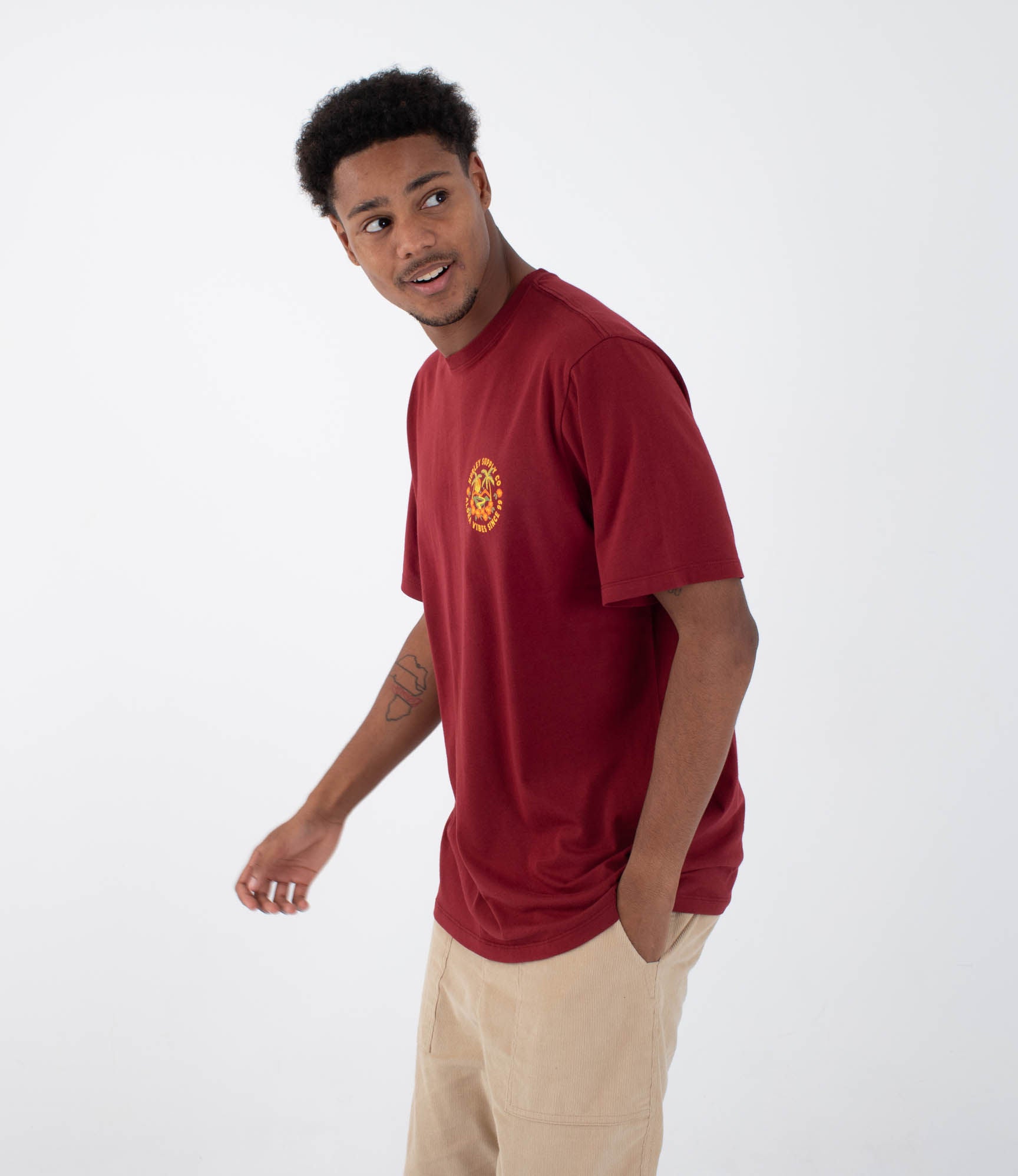 T-Shirt short sleeve men - Hawaiian Island