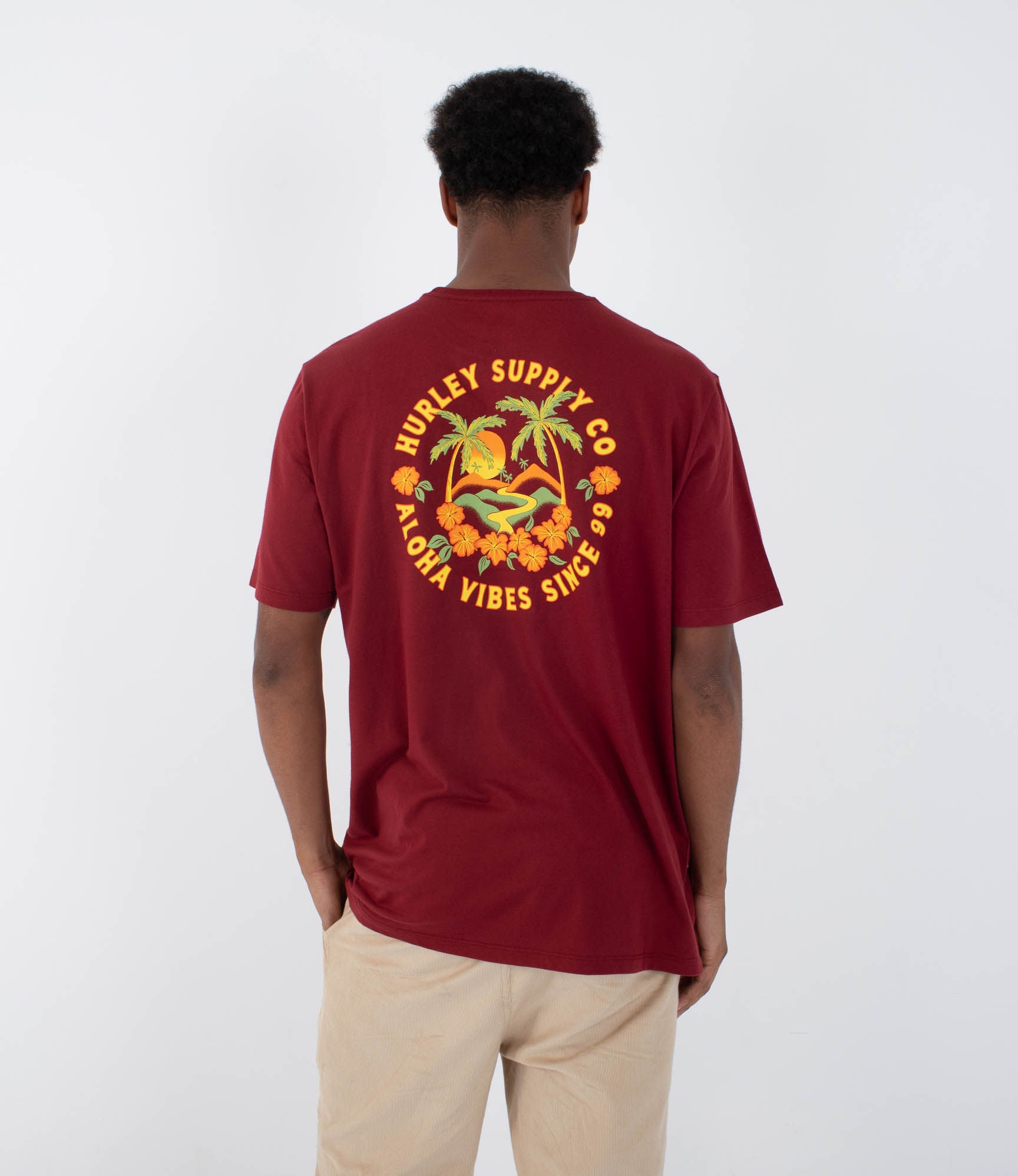 T-Shirt short sleeve men - Hawaiian Island