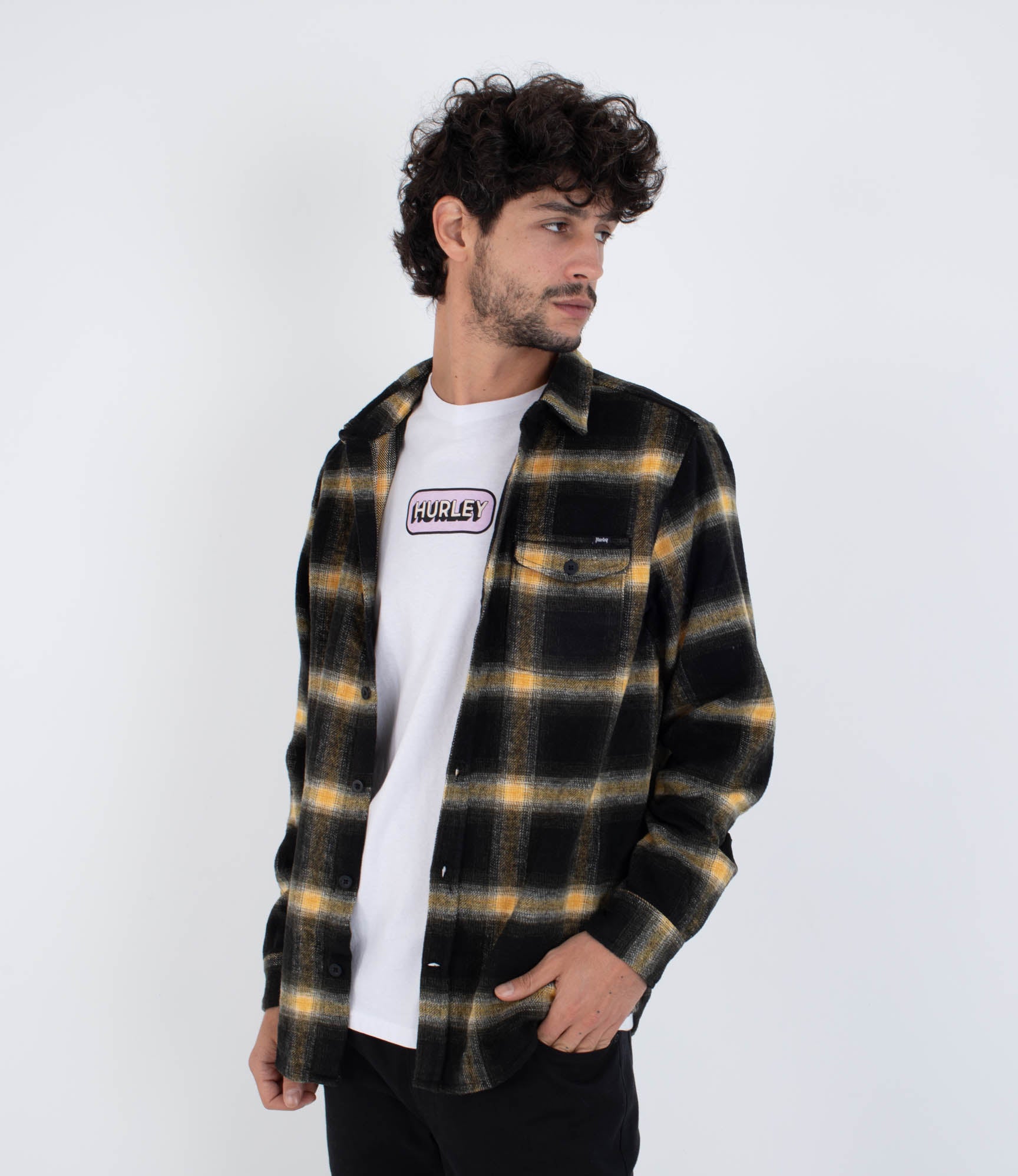 Long sleeve shirt men - Portland Heavyweight flannel