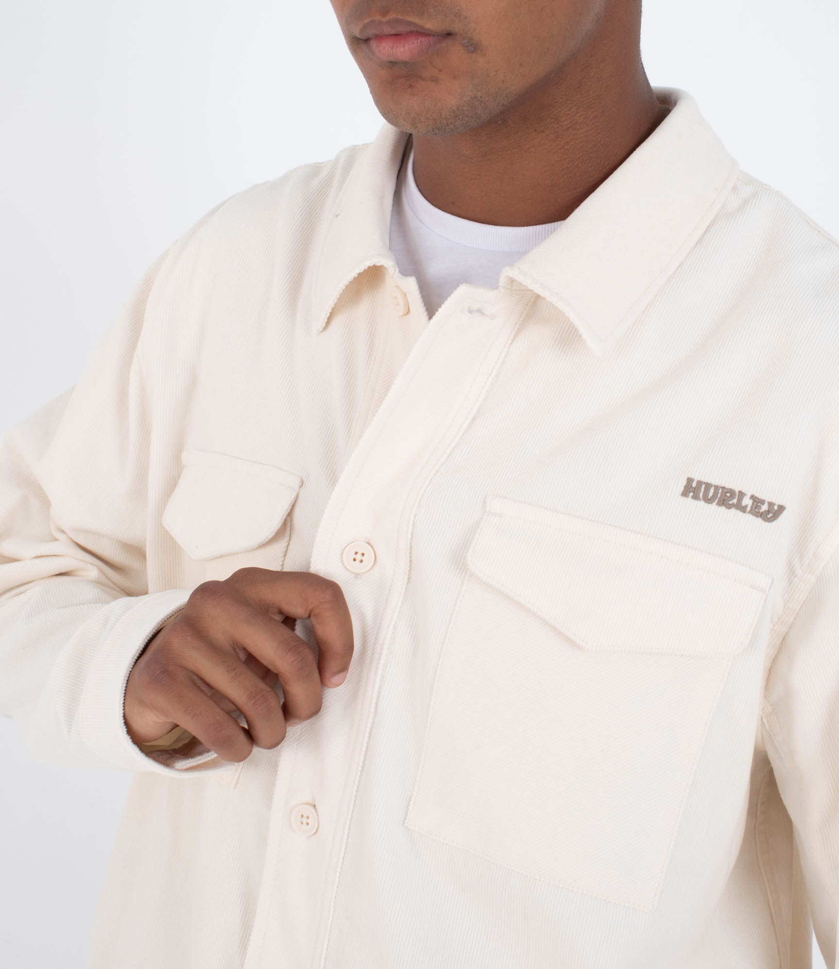 Langarm-Hemd Männer - Lido cord