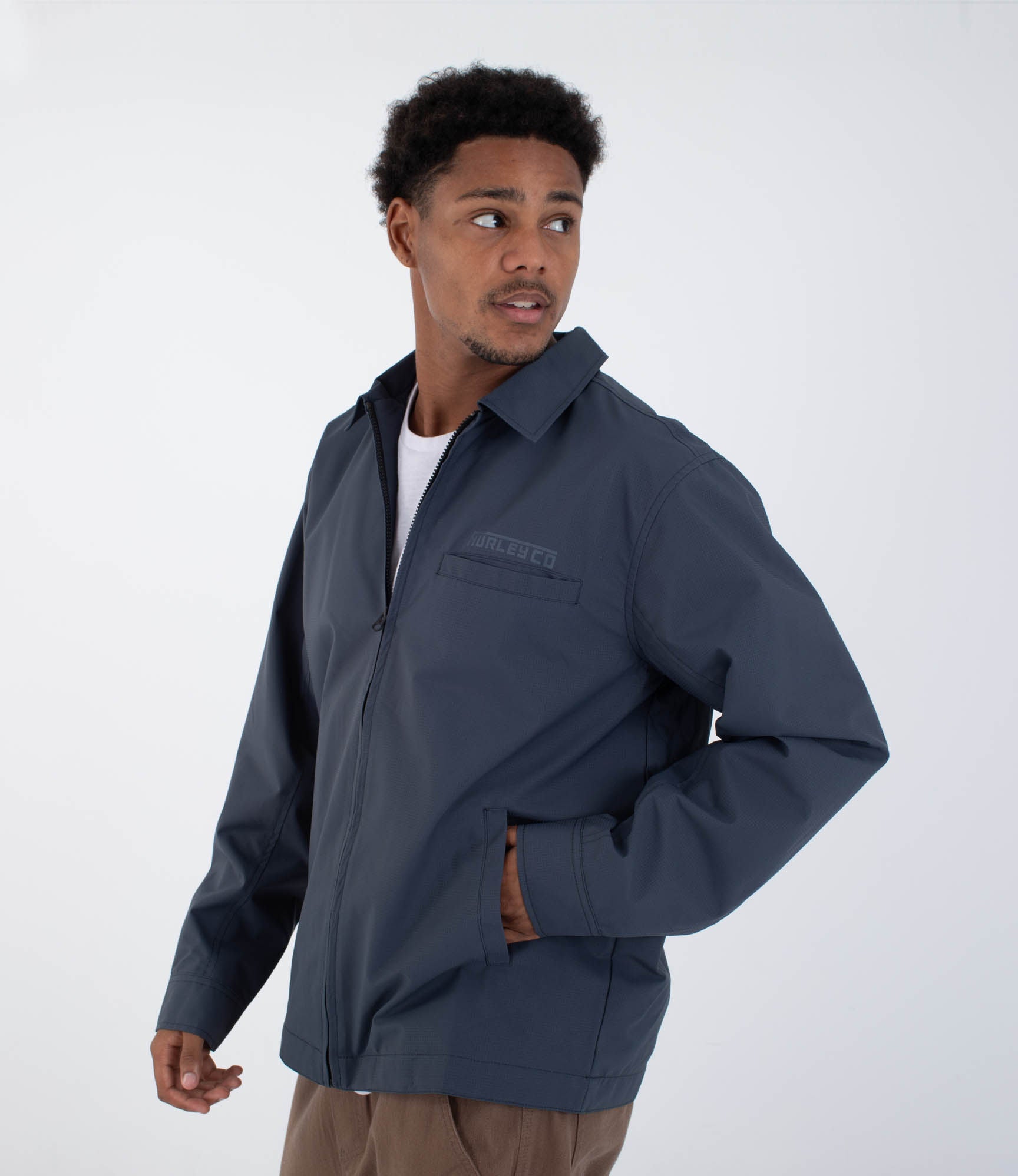 Long sleeve shirt men - Knots windbreaker