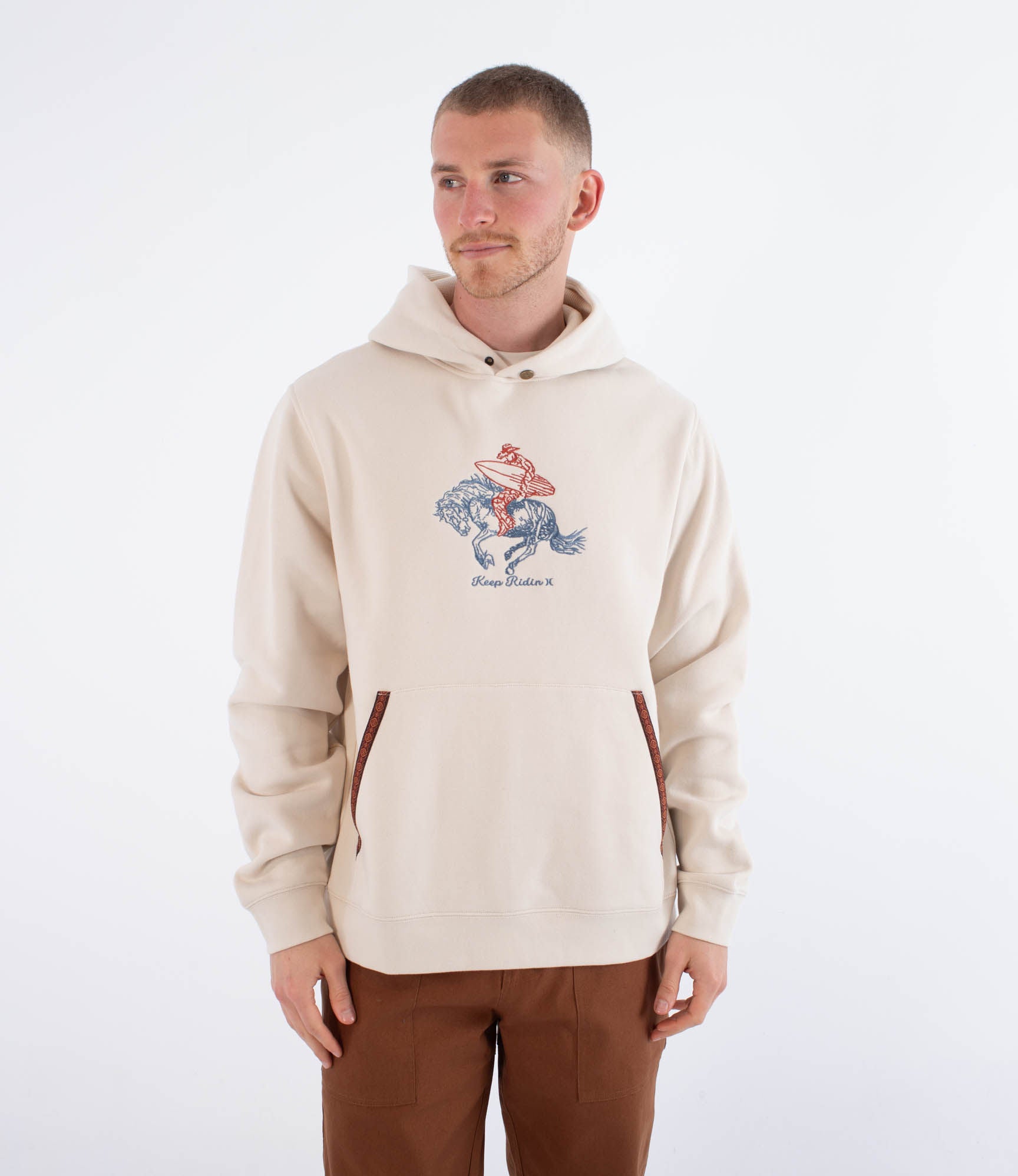 Outlaw snap po - Sudadera con capucha hombre