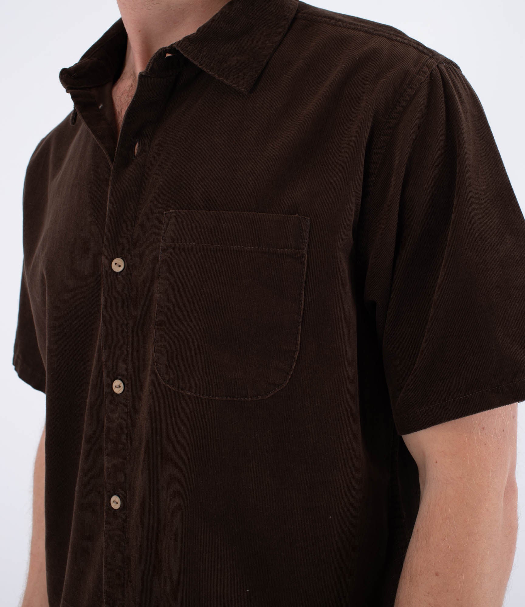 Ward cord - Men's short sleeve shirt