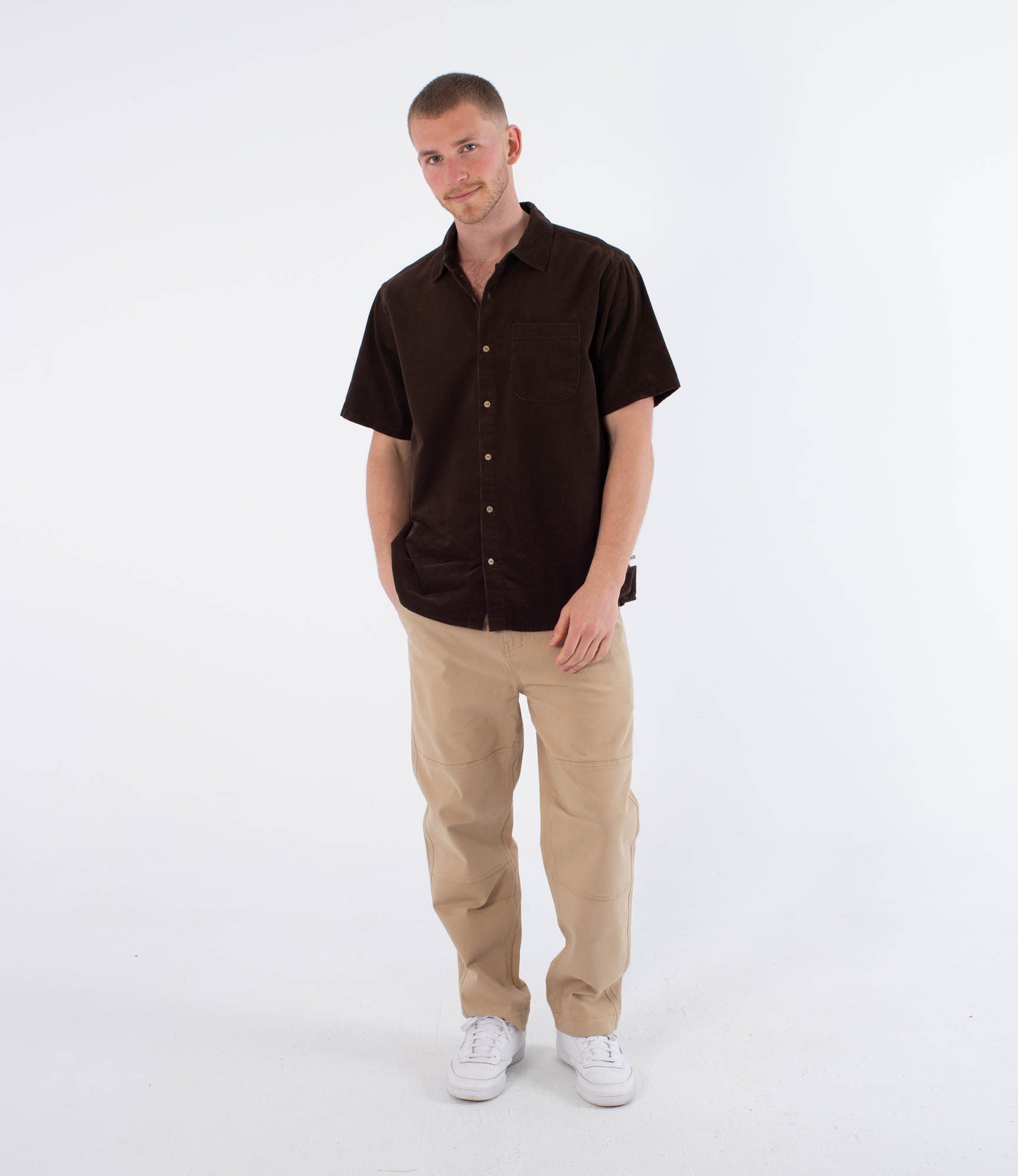 Ward cord - Men's short sleeve shirt