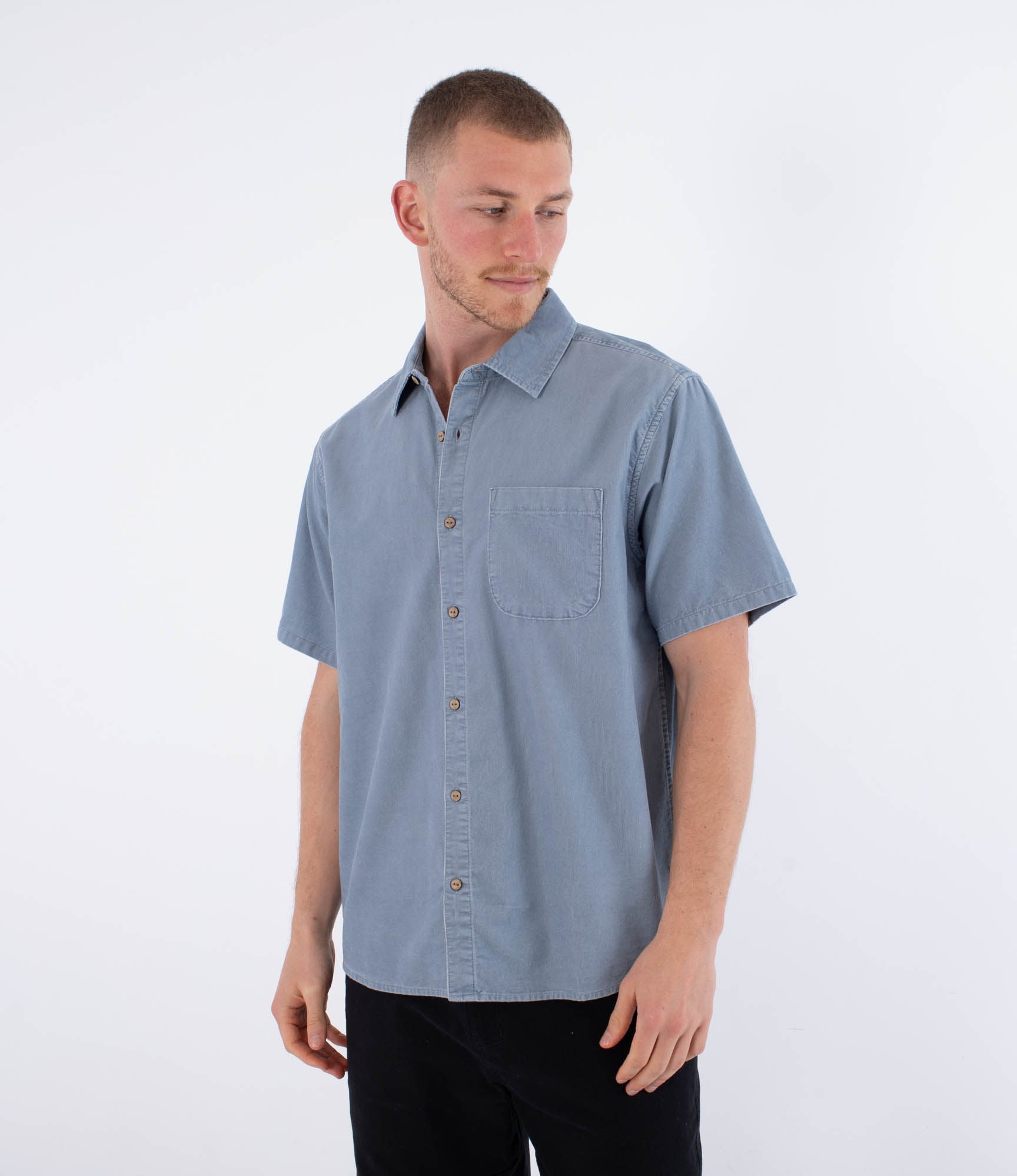 Ward cord - Men's short sleeve shirt