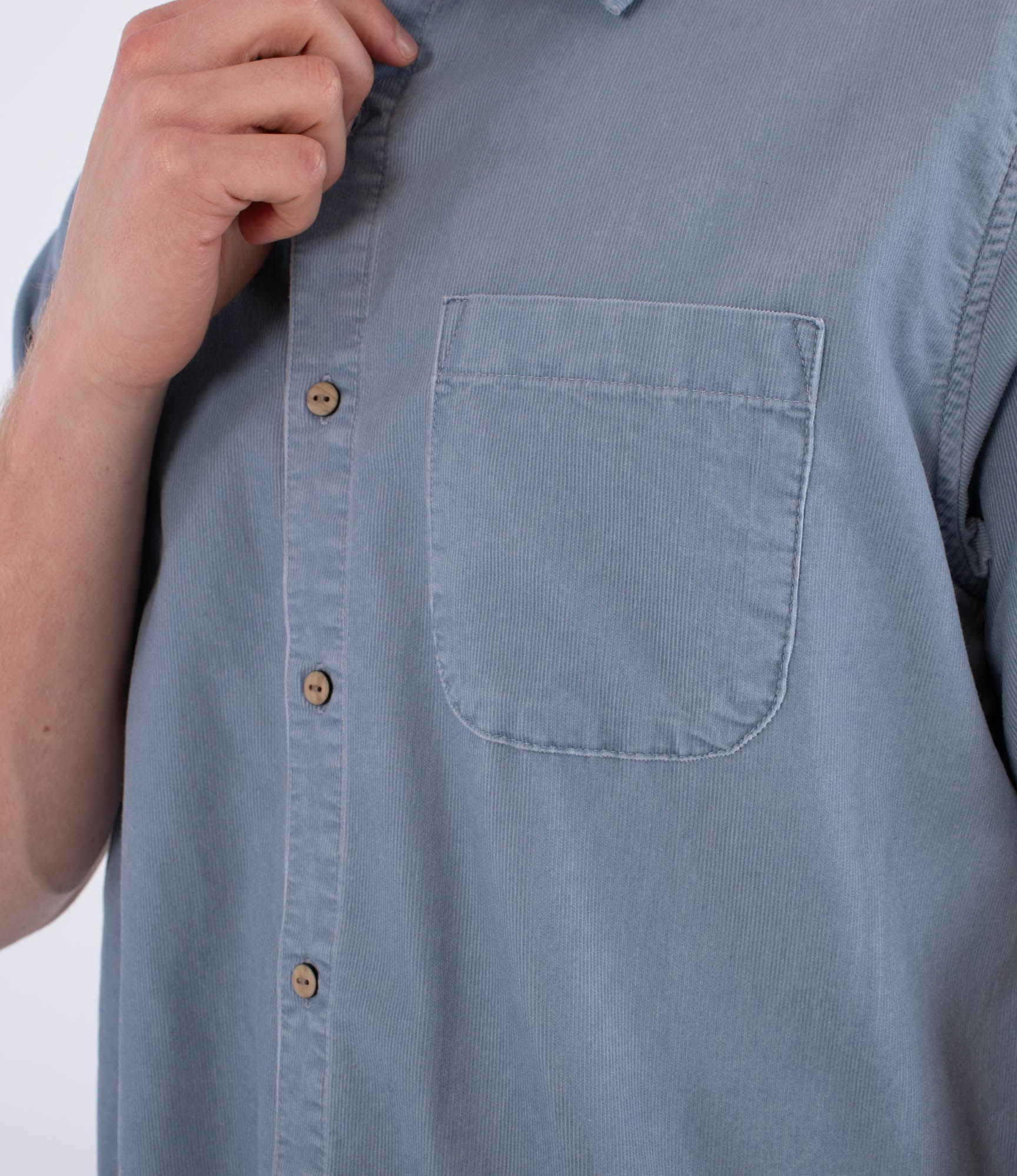 Ward cord - Men's short sleeve shirt