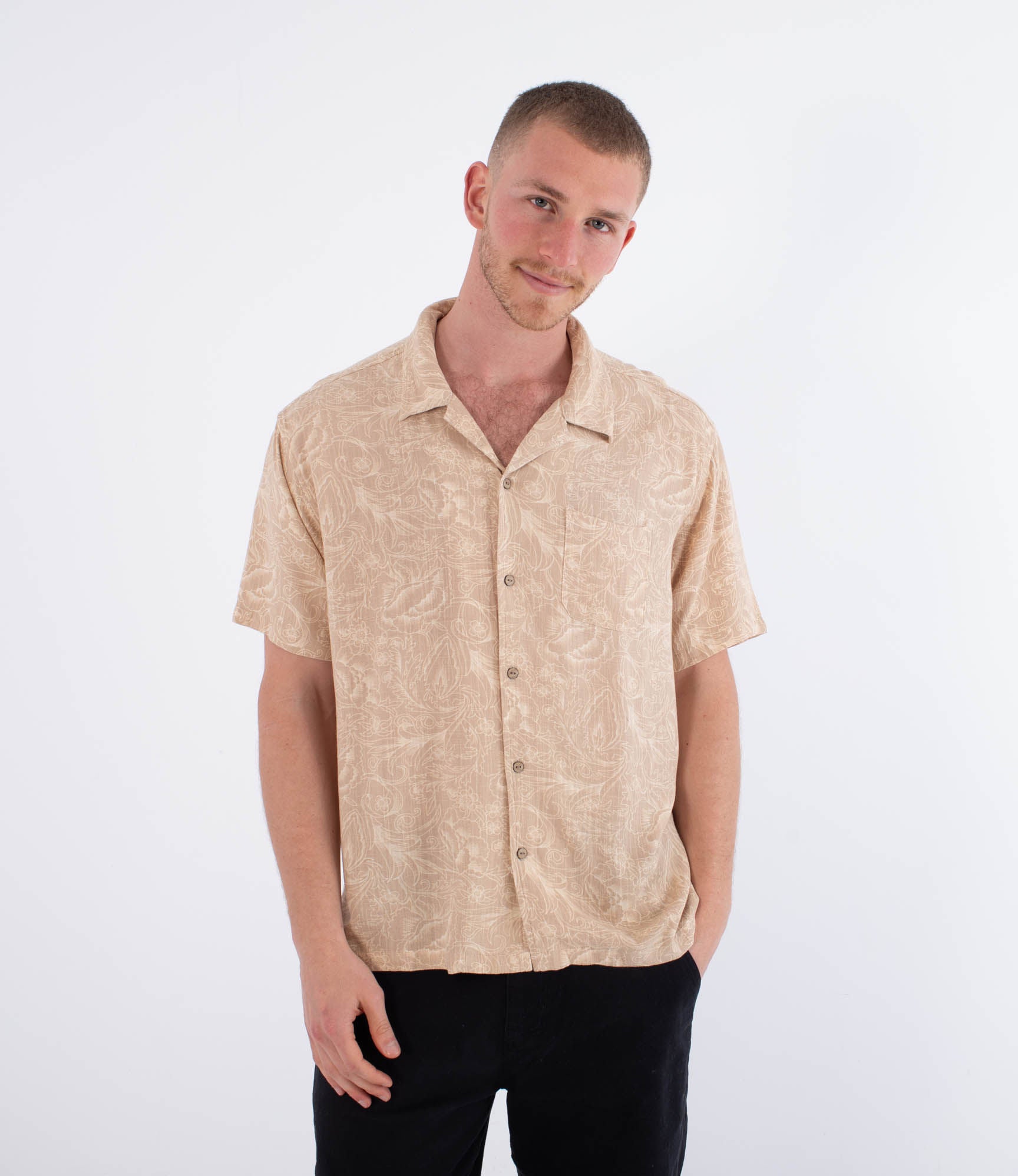 Lisbon camp - Men's short sleeve shirt