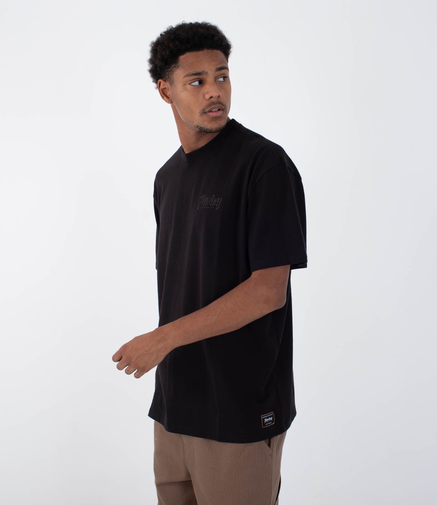 T-shirt Kurzarm Männer - Built outline