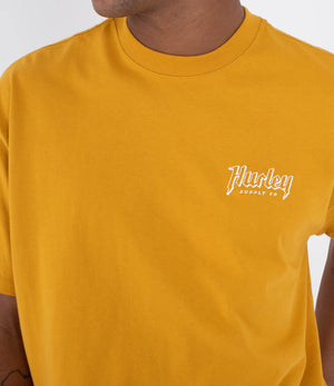 T-shirt Kurzarm männer - Built outline