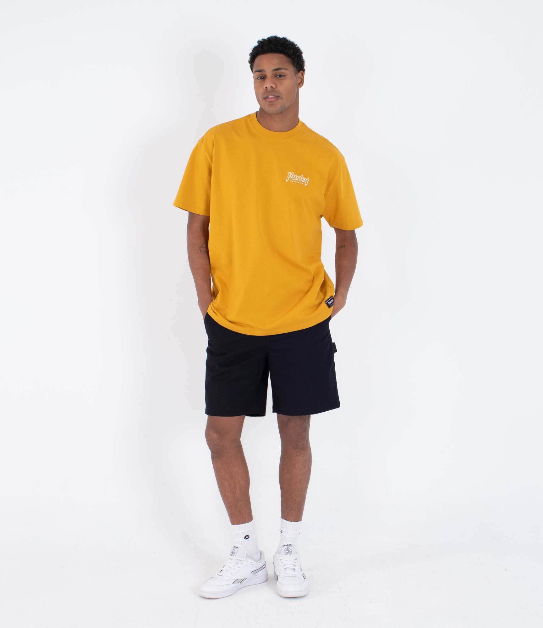 T-shirt Kurzarm männer - Built outline