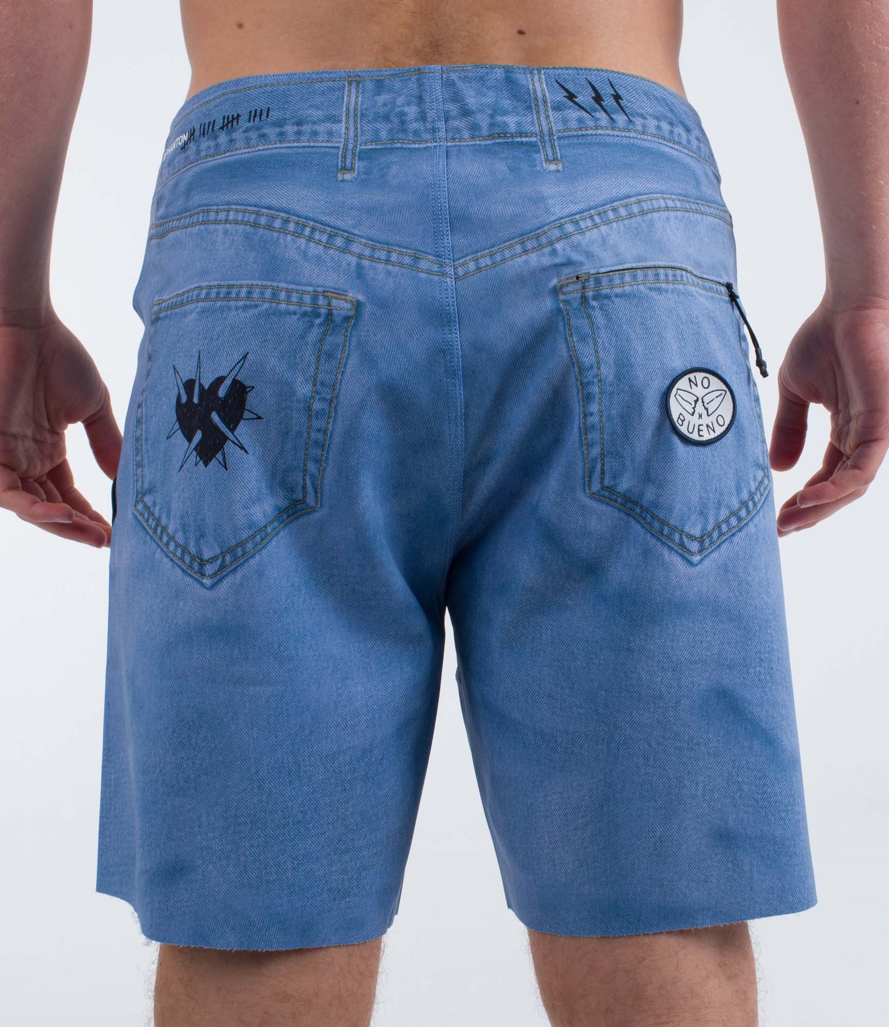 Boardshort 18" hombre - Phantom eco denim