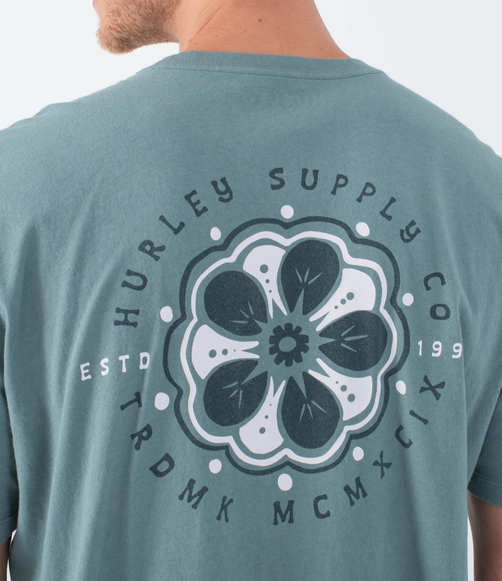 T-shirt Kurzarm männer - Flowered