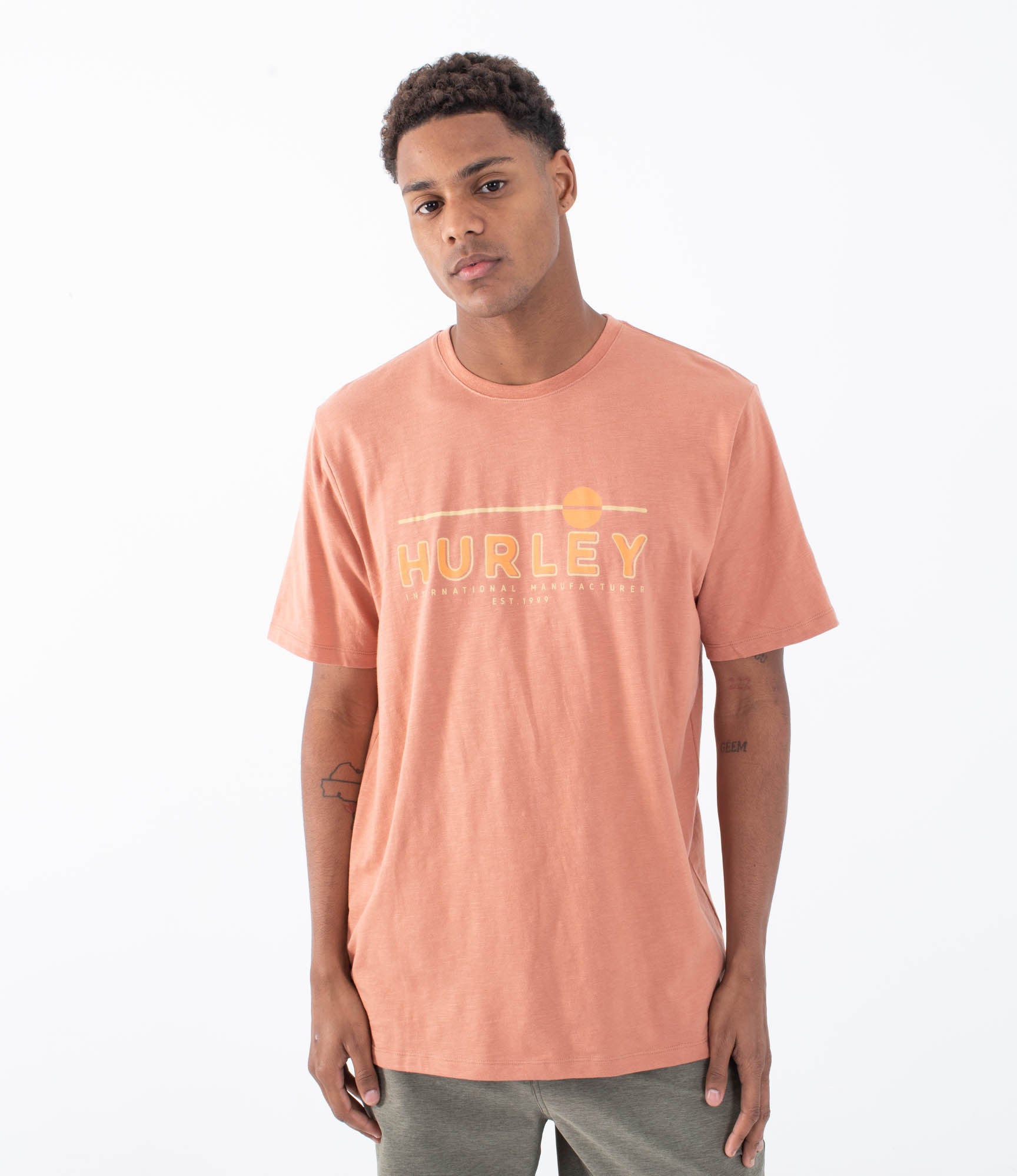 T-Shirt short sleeve men - Sunlined slub