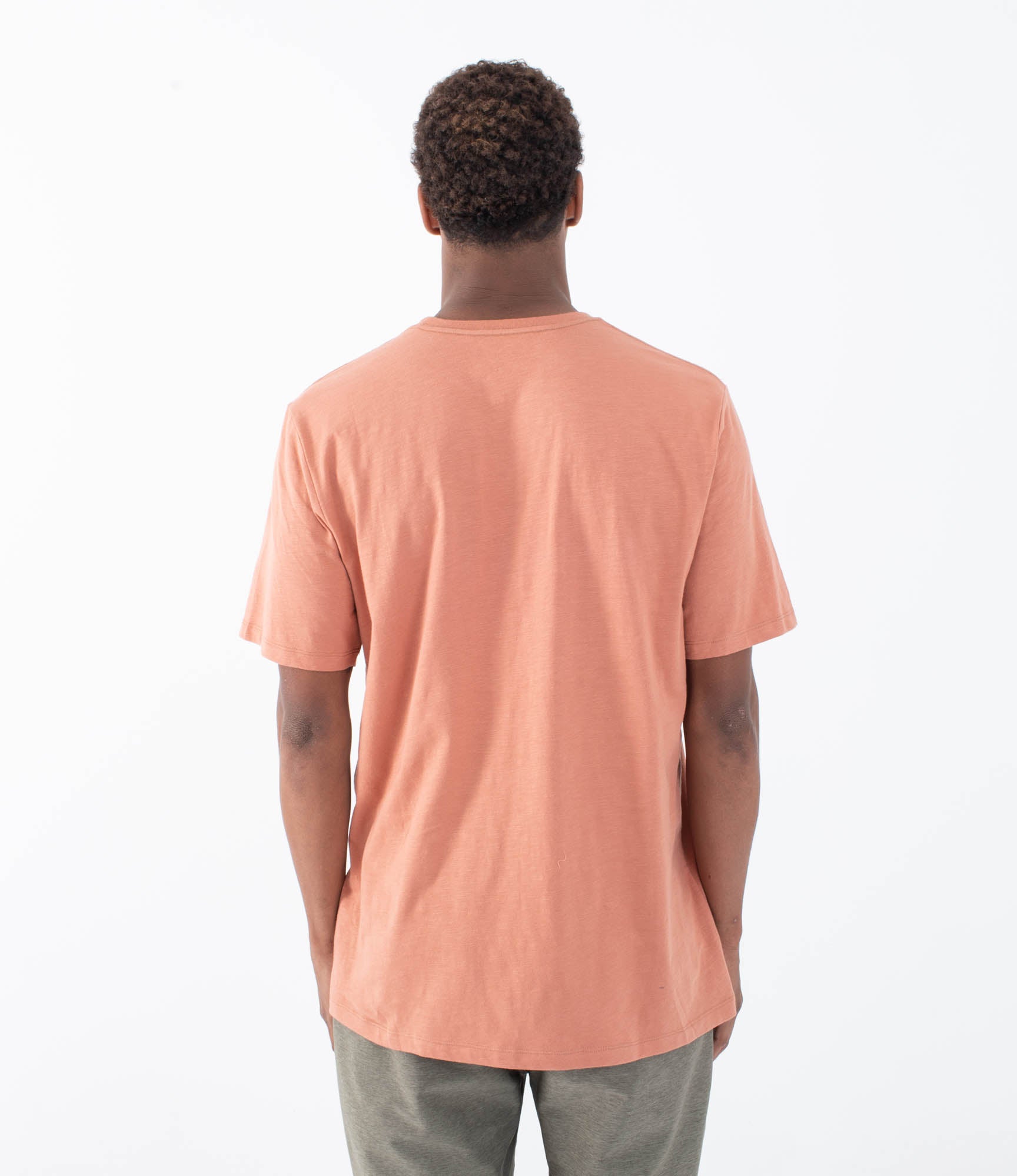 T-shirt Kurzarm männer - Sunlined slub
