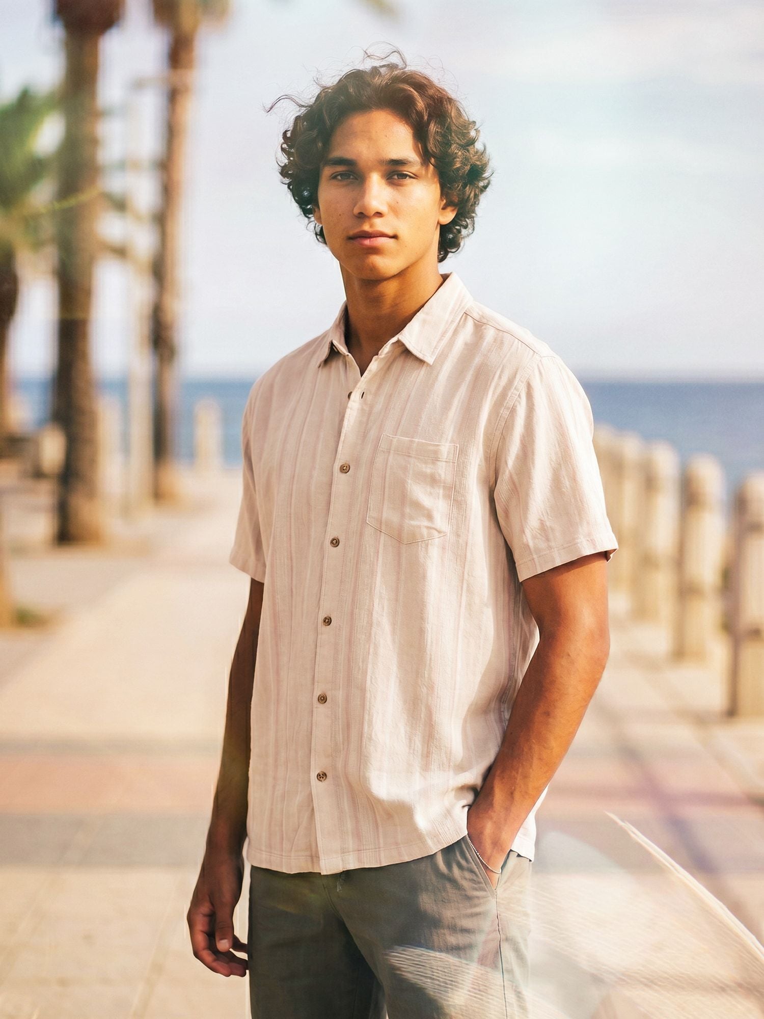 Men's short-sleeved shirt - Oceanside