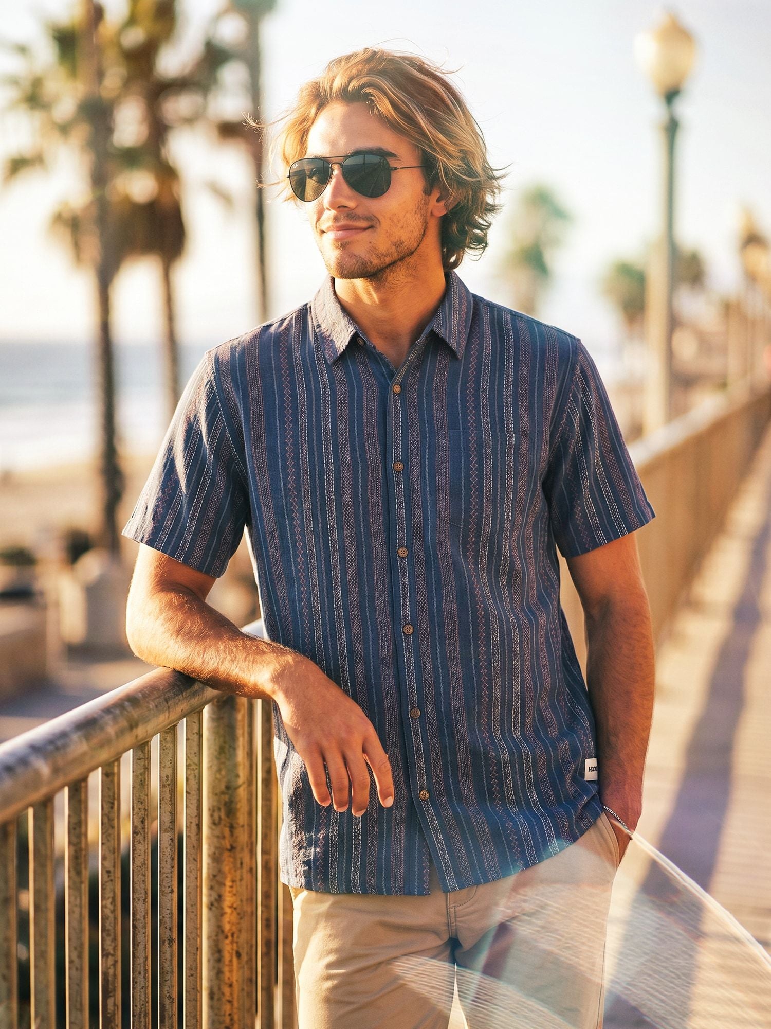 Chemise à manches courtes pour homme - Oceanside