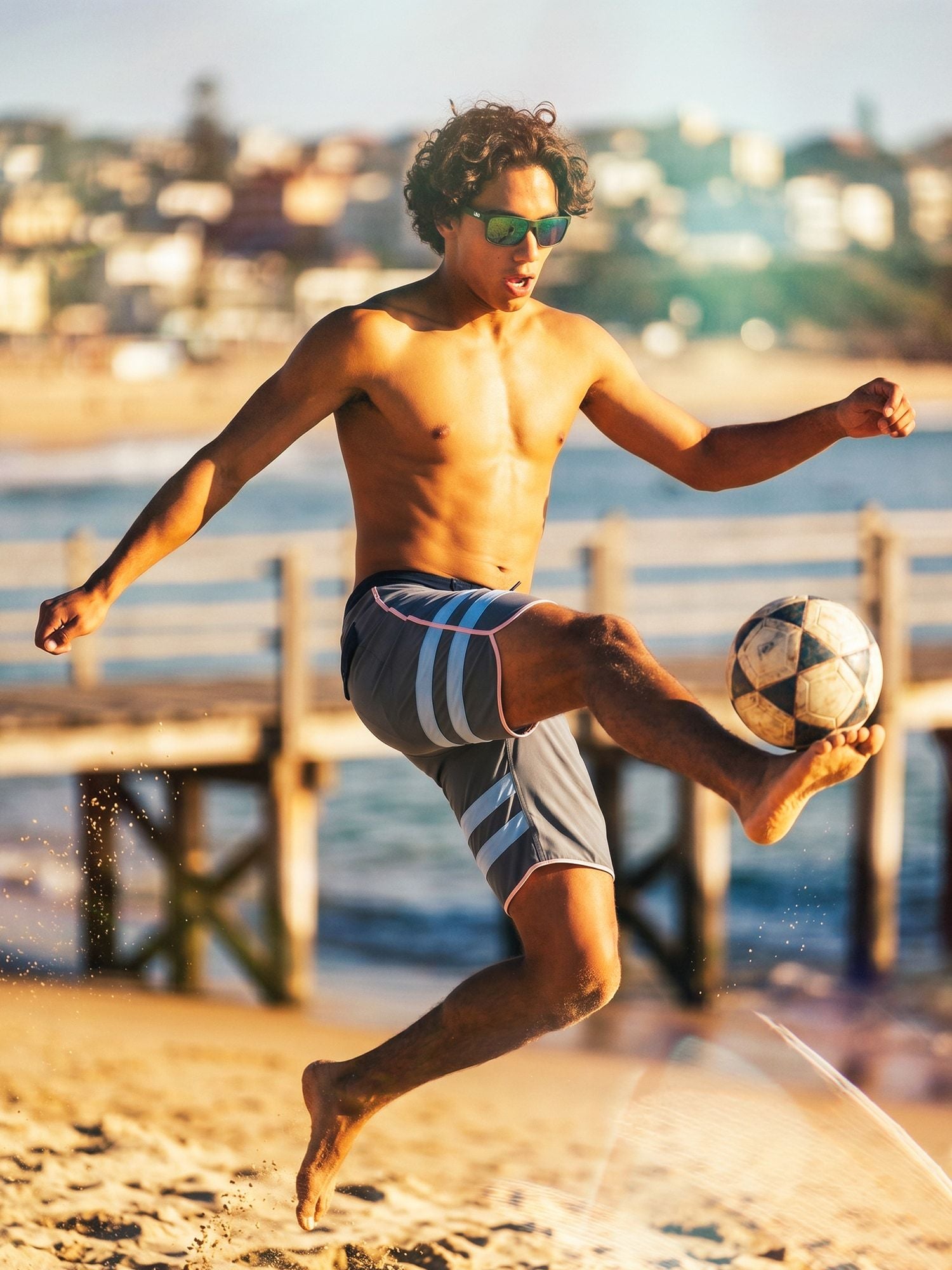 Boardshort Männer - Phantom eco Block Party 18'