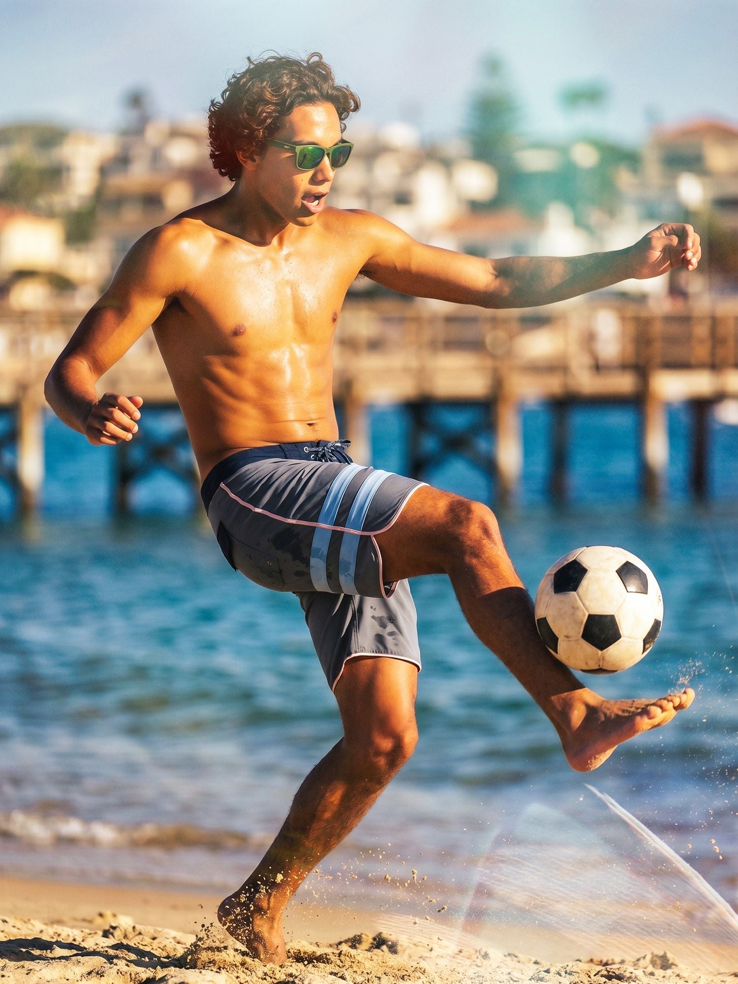 Boardshort Männer - Phantom eco Block Party 18'