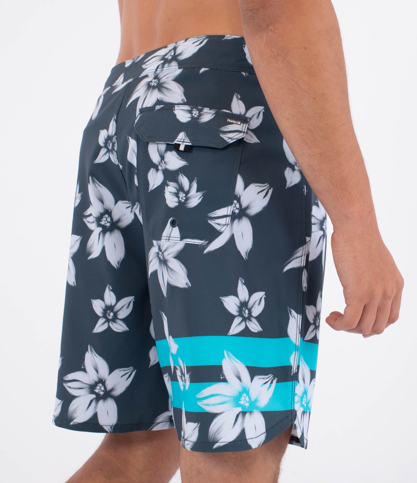 Boardshort Männer - Phantom eco Block Party engineered 18'