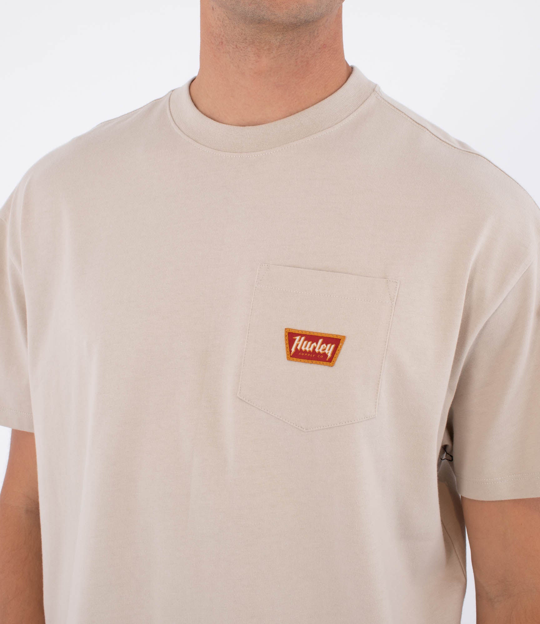 Camiseta manga corta hombre - Built patch