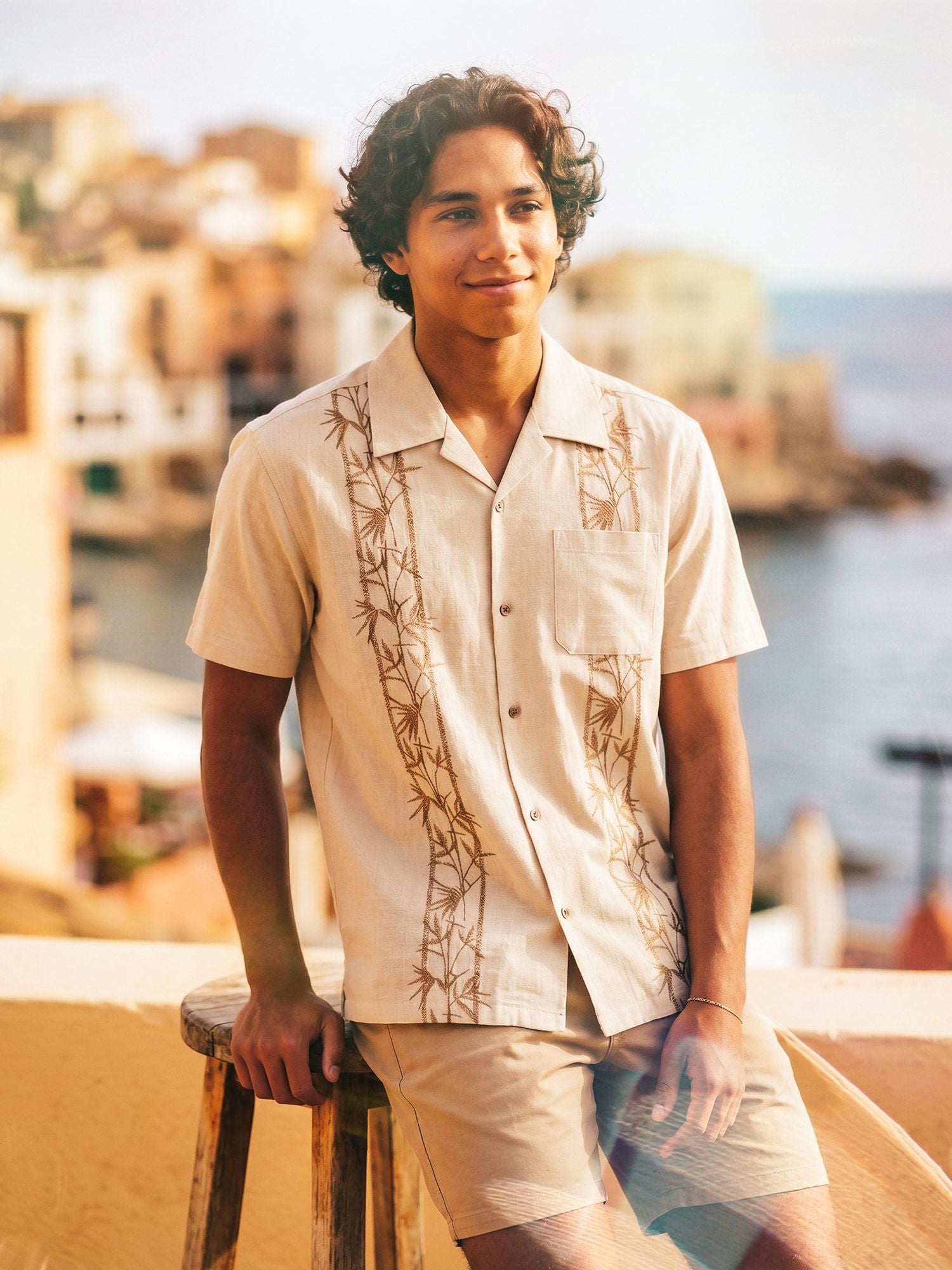 Men's short-sleeved shirt - Sano camp