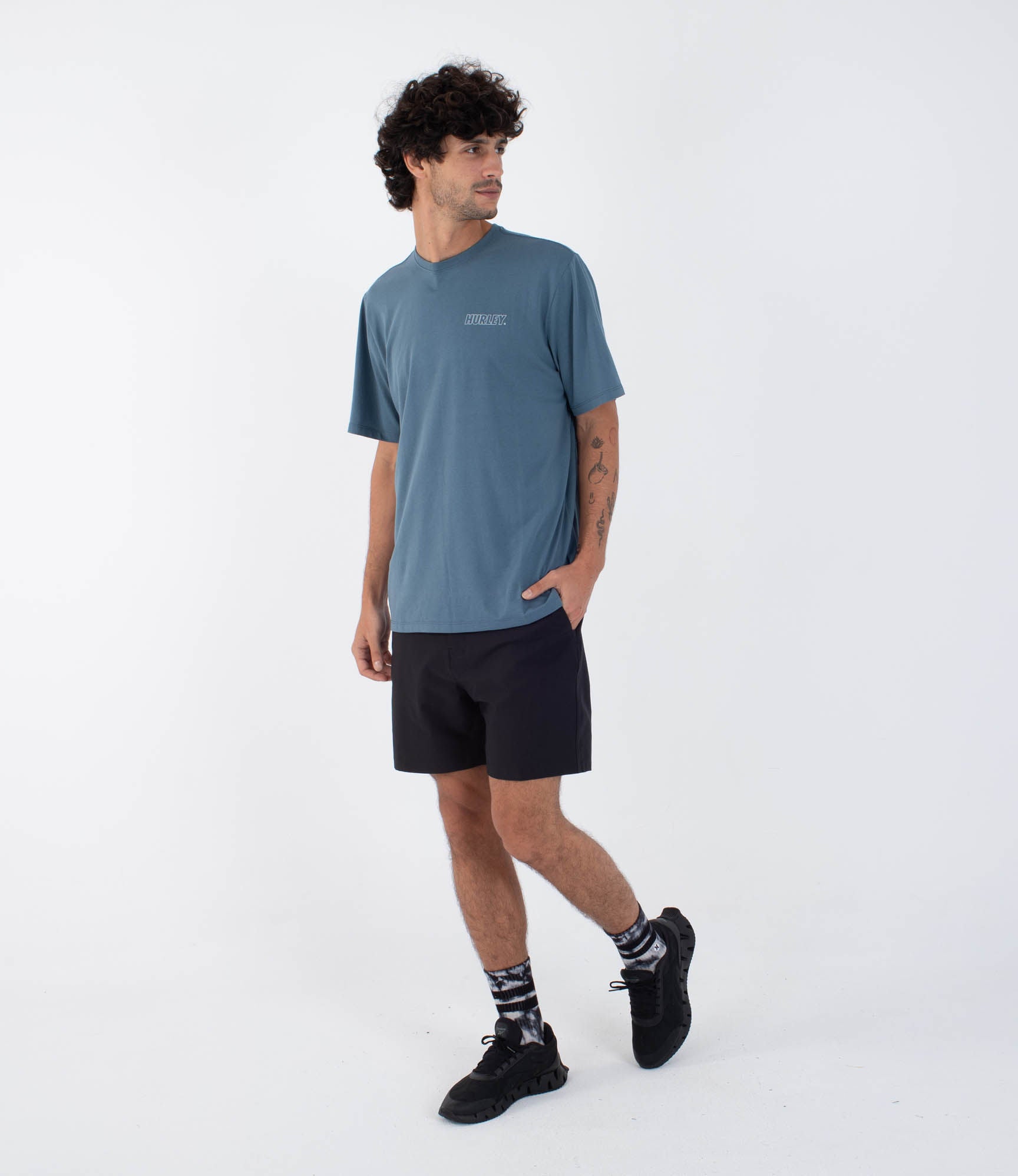 T-shirt Kurzarm Männer - H2O dri fastlane lined