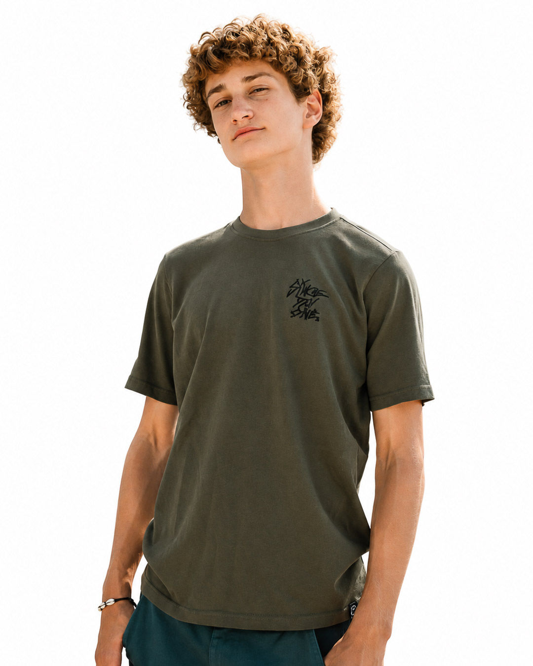 048 Smile – Kurzärmel-T-Shirt für Jungen