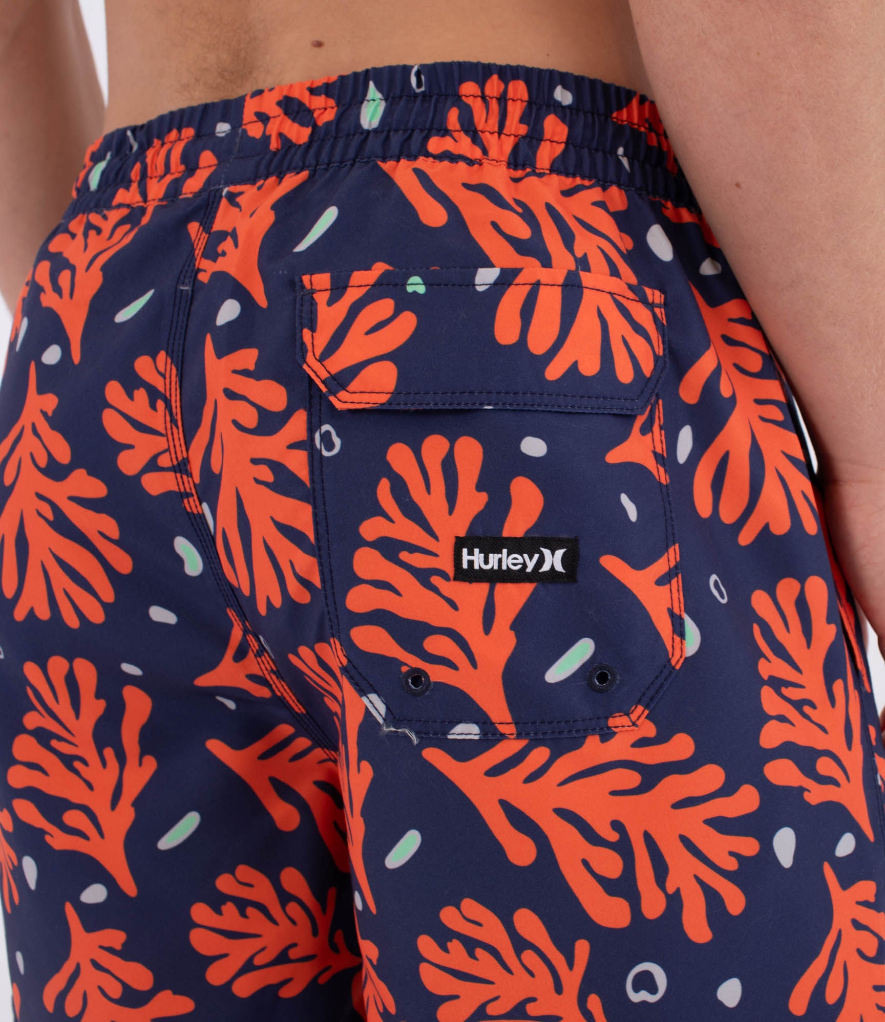 Boardshort hombre - Volley icon coral