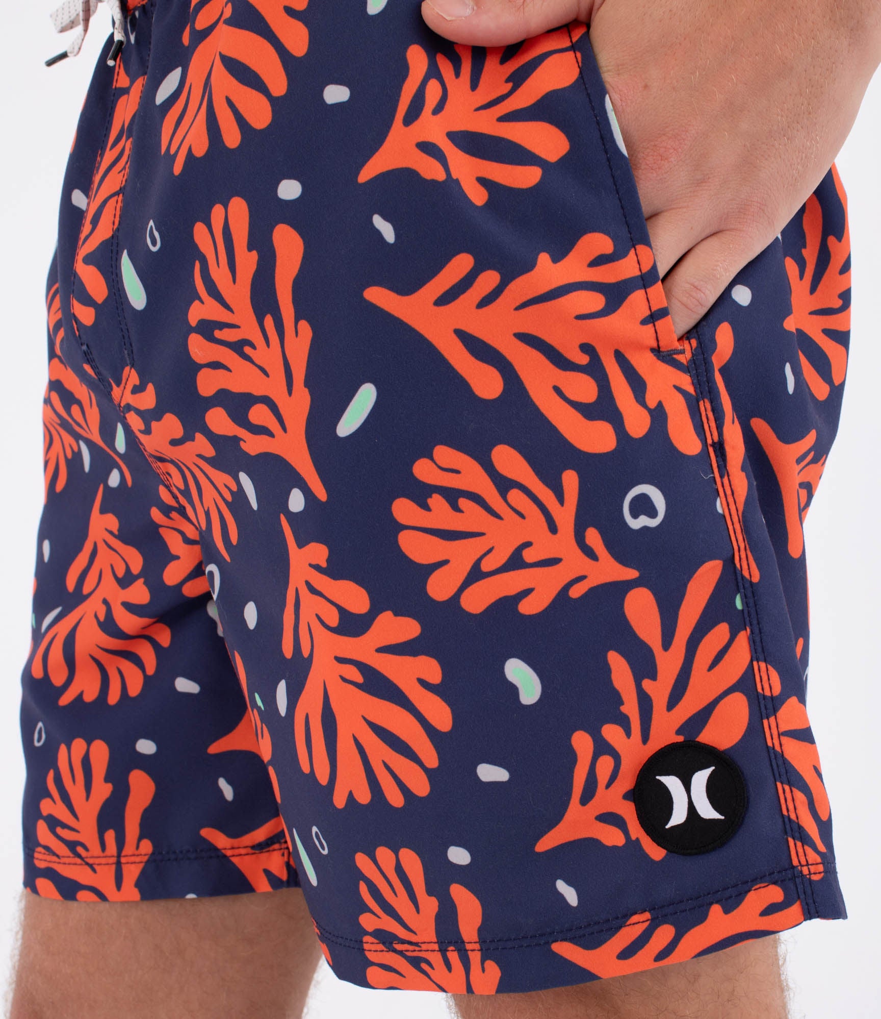 Boardshort hombre - Volley icon coral