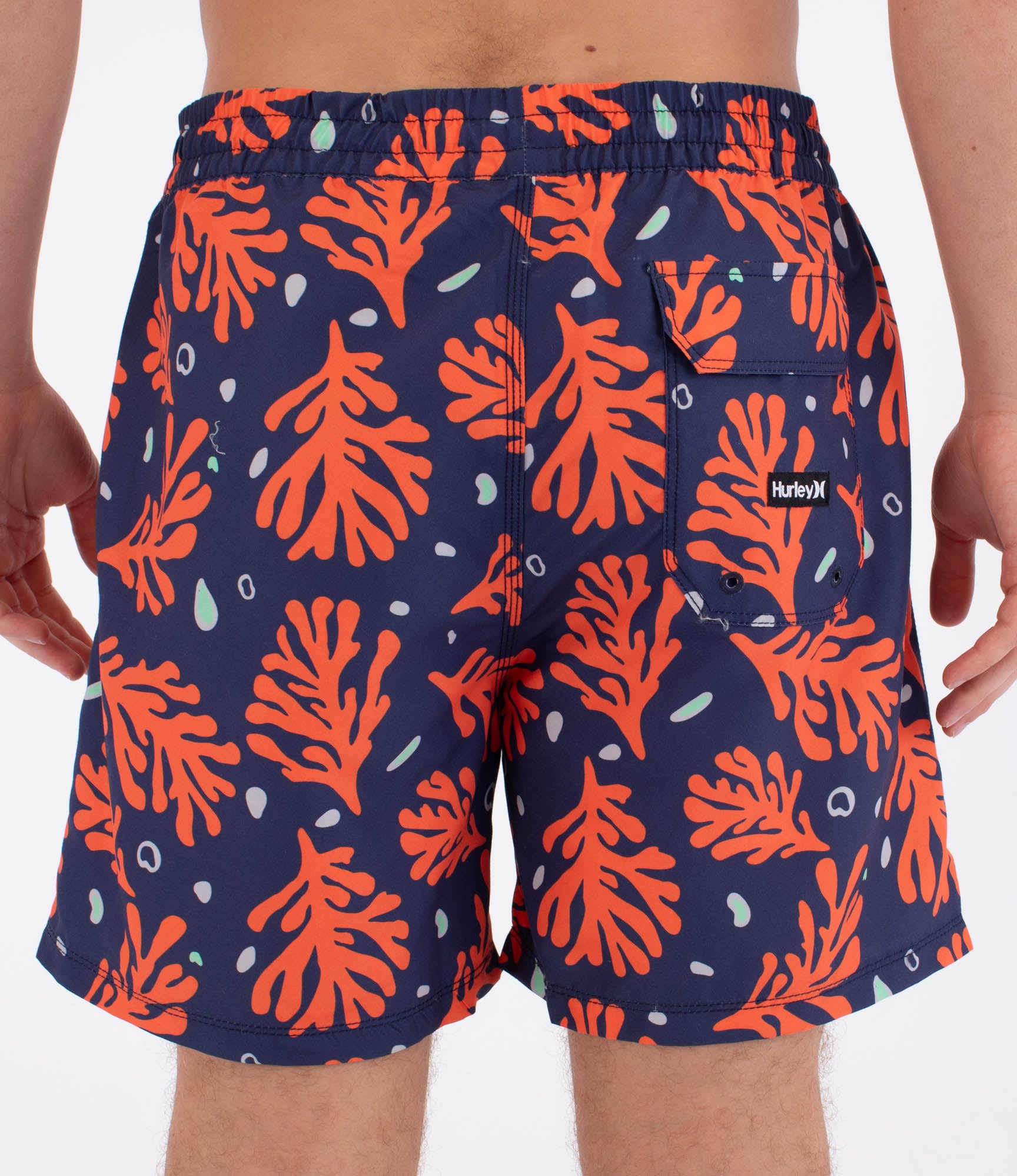 Boardshort hombre - Volley icon coral