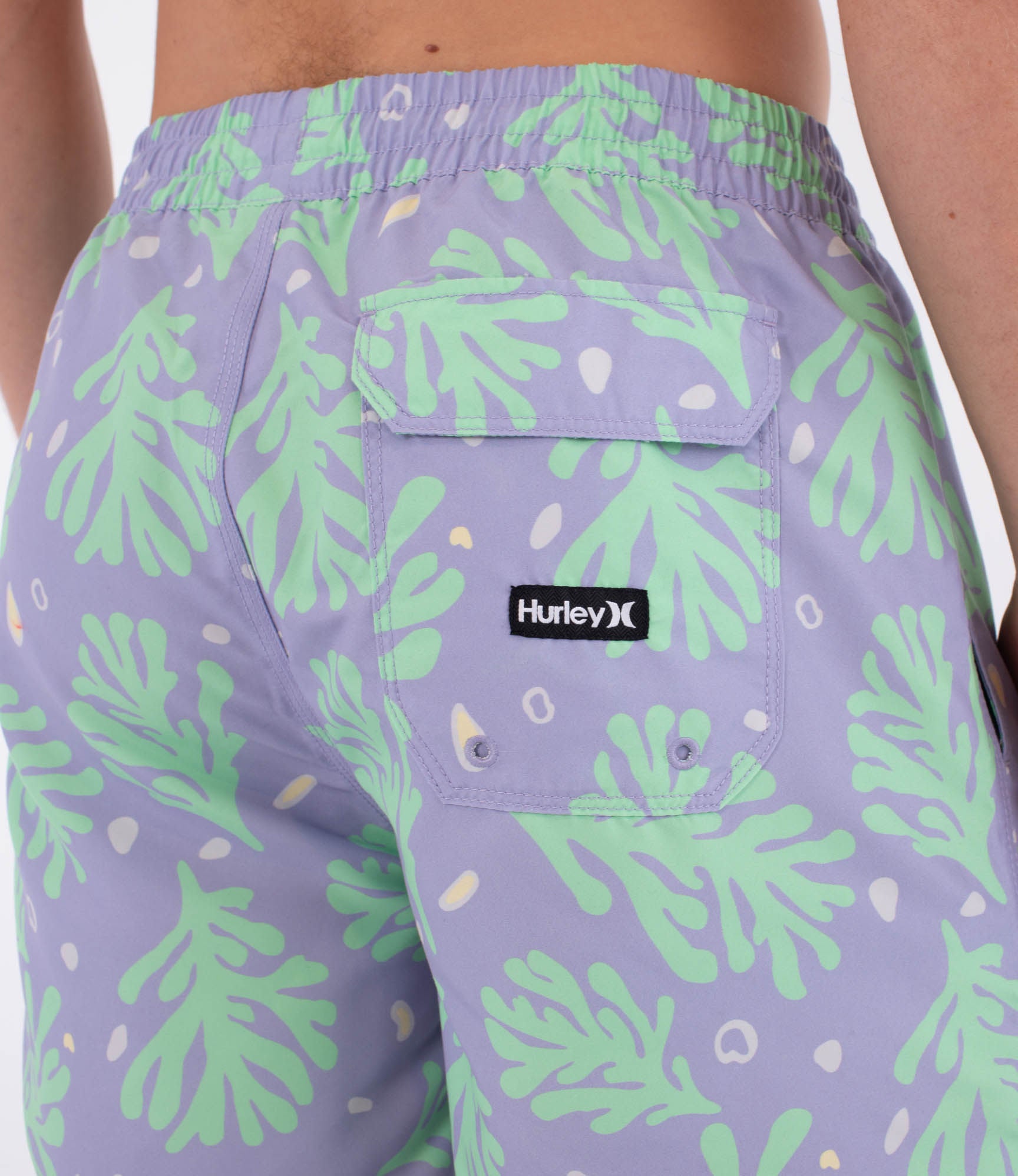 Boardshort Männer - Volley icon coral