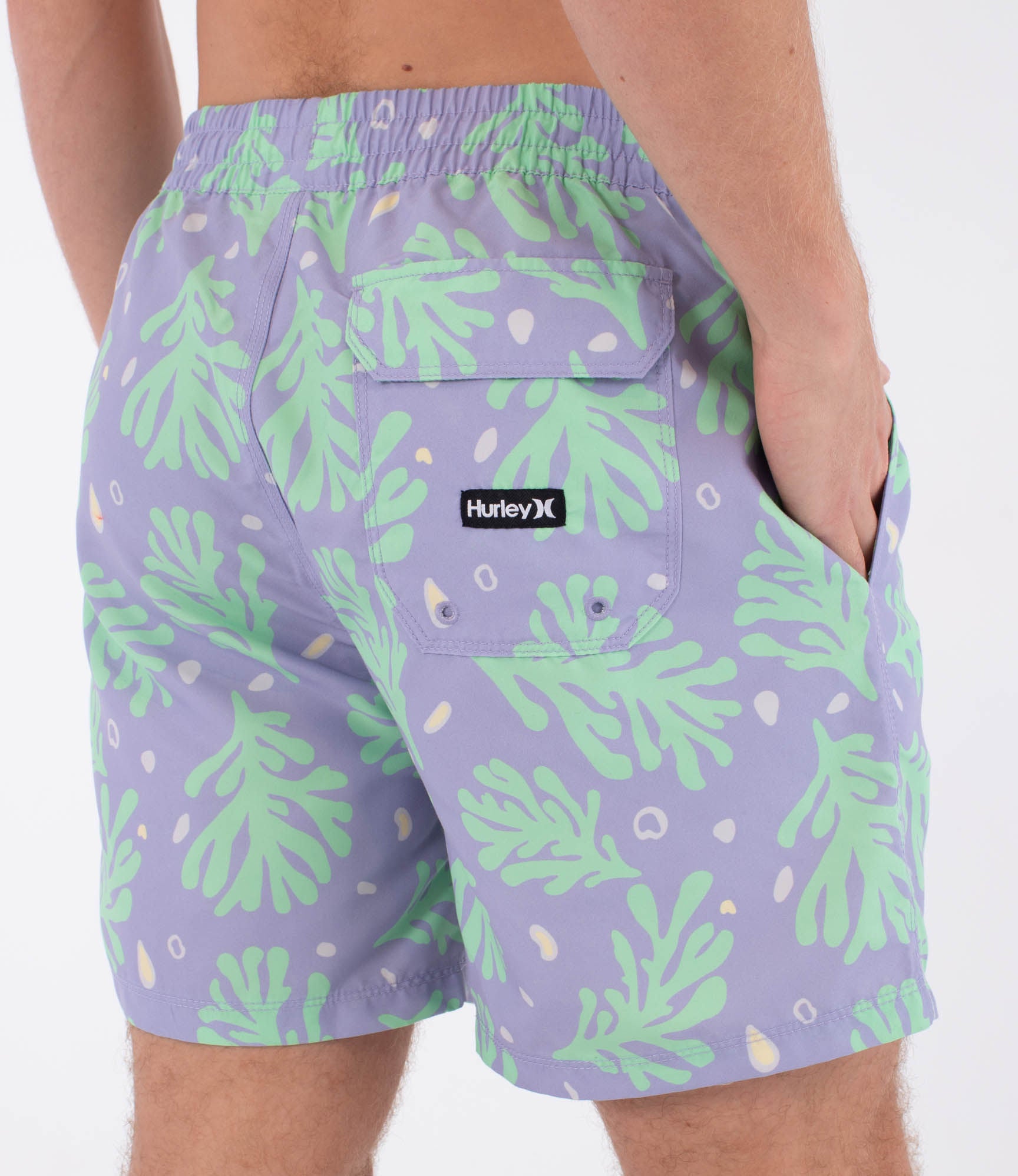 Boardshort Männer - Volley icon coral