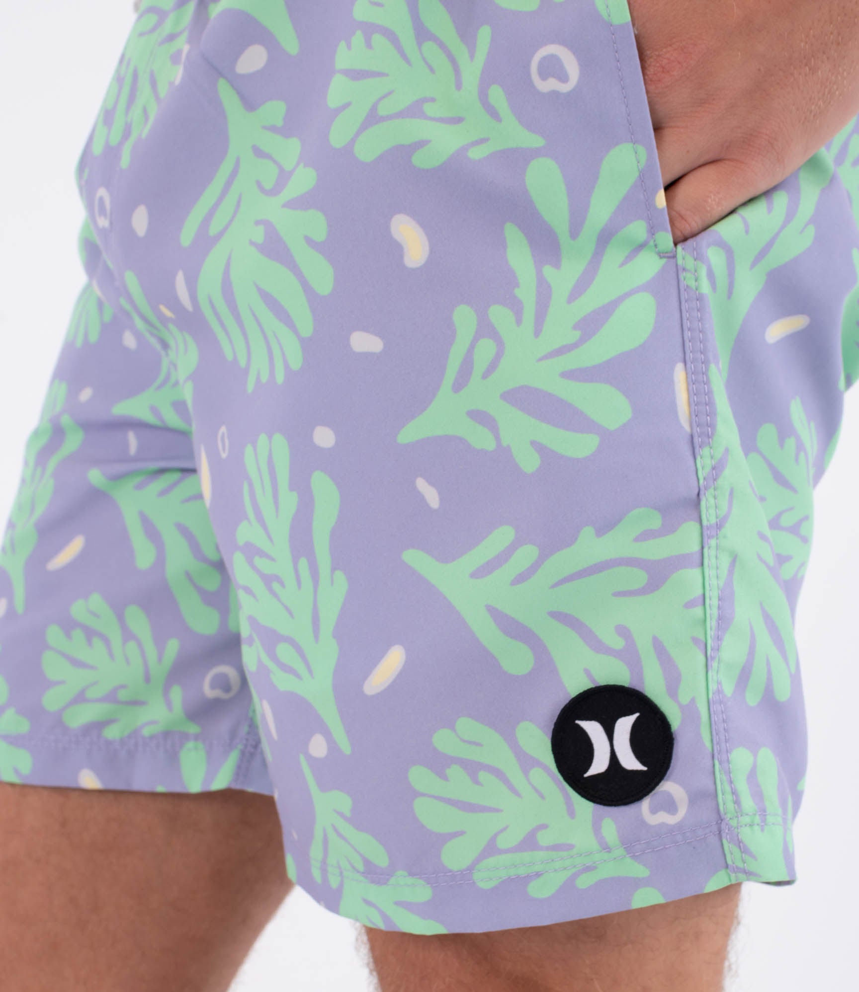 Boardshort Männer - Volley icon coral