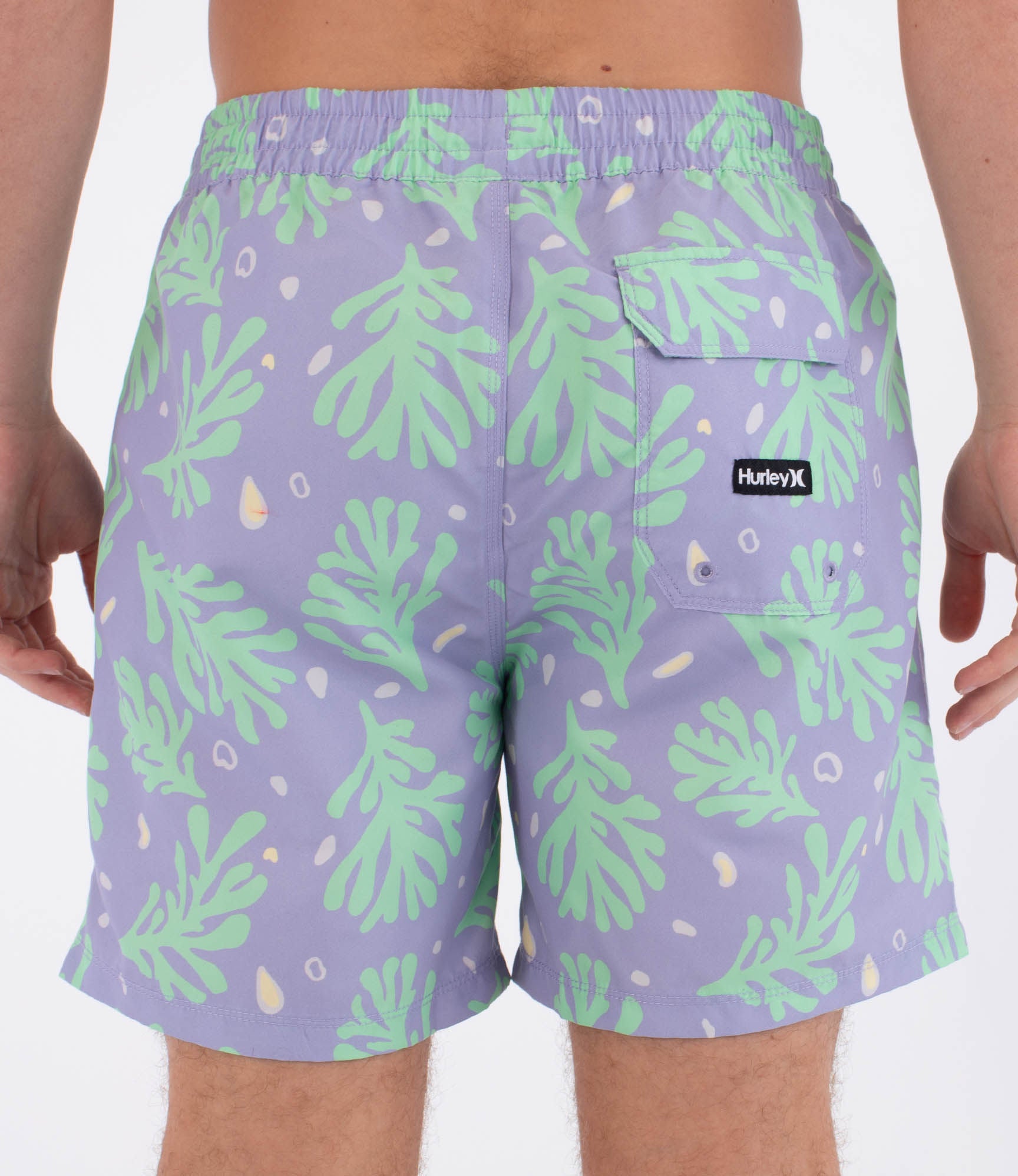 Boardshort Männer - Volley icon coral