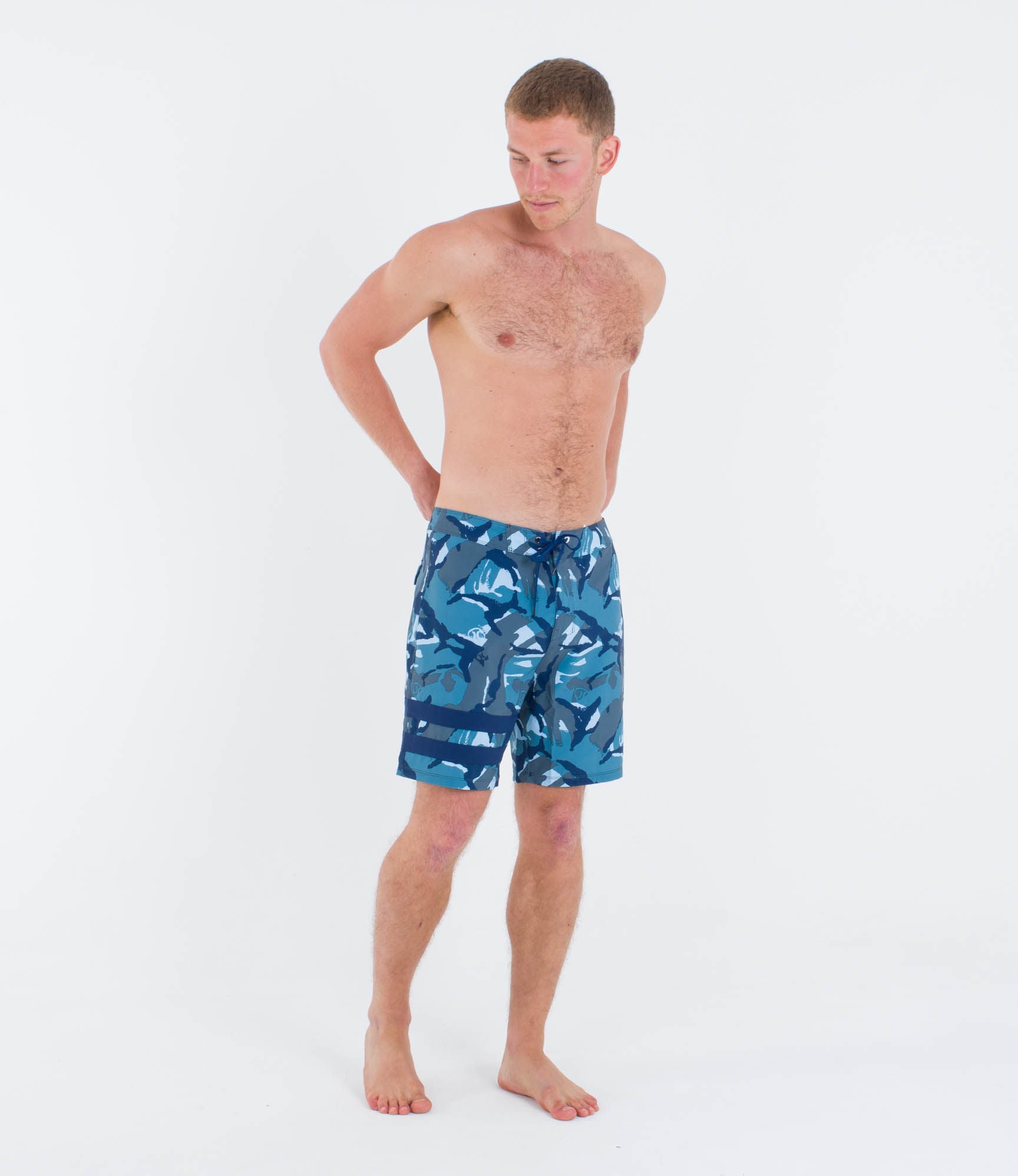 Boardshort 18" männer - Block party