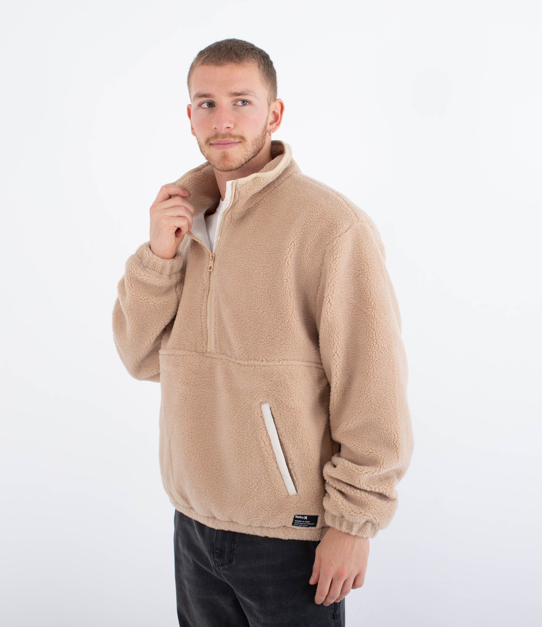 Comfort polar fleece 3/4 zip - Men's thermal top