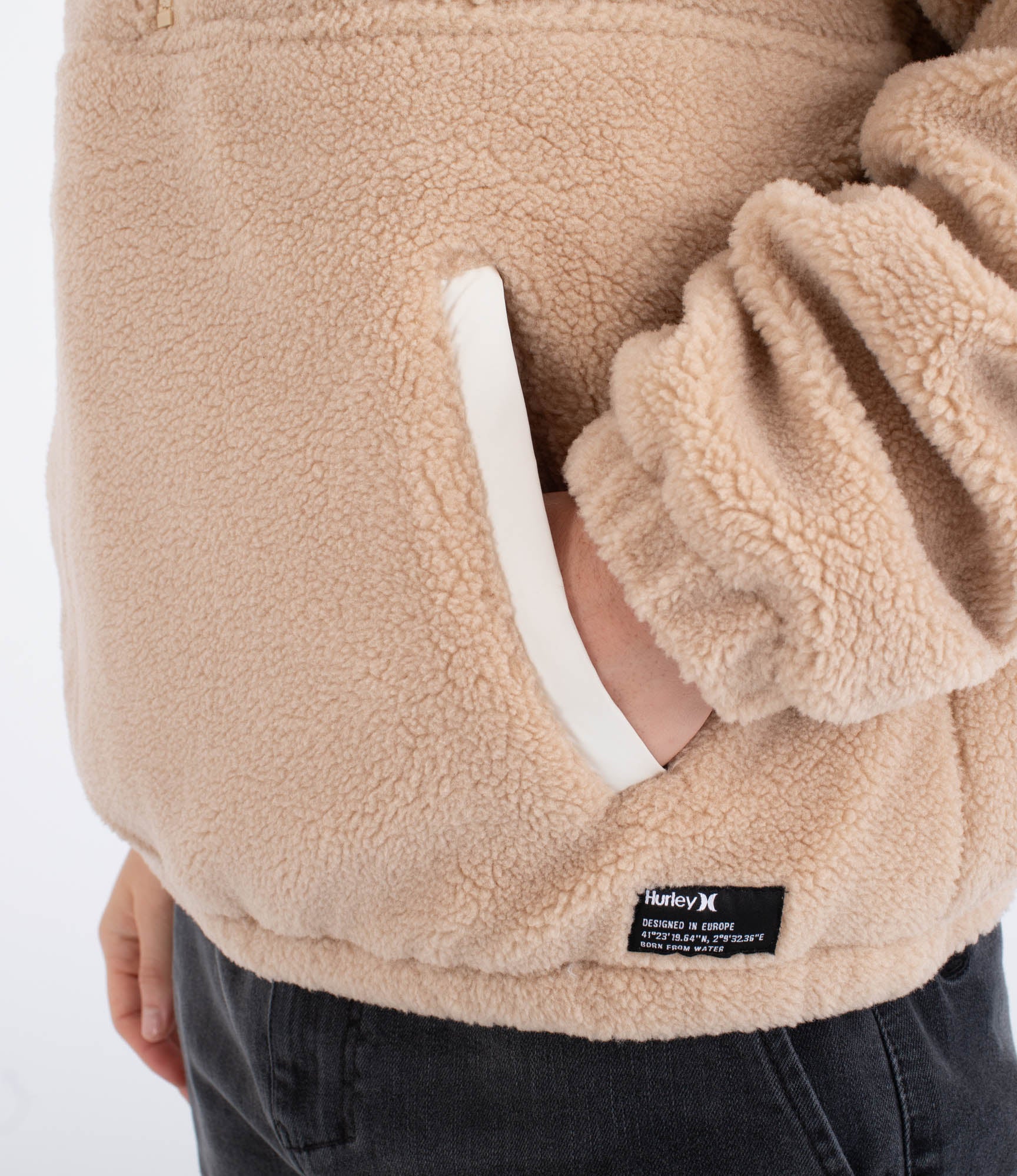 Comfort polar fleece 3/4 zip - Men's thermal top