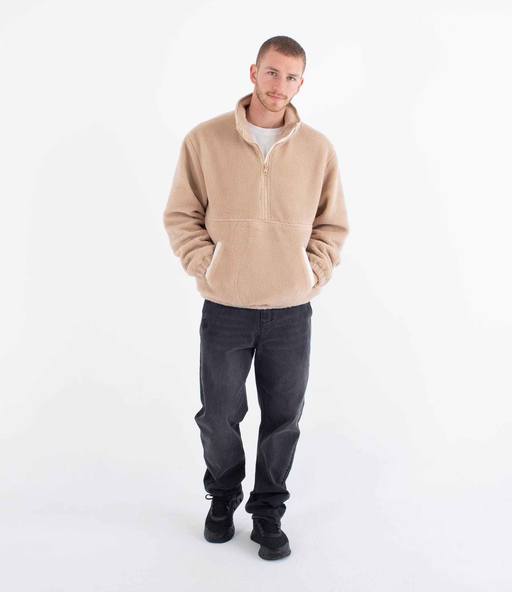 Comfort polar fleece 3/4 zip - Men's thermal top