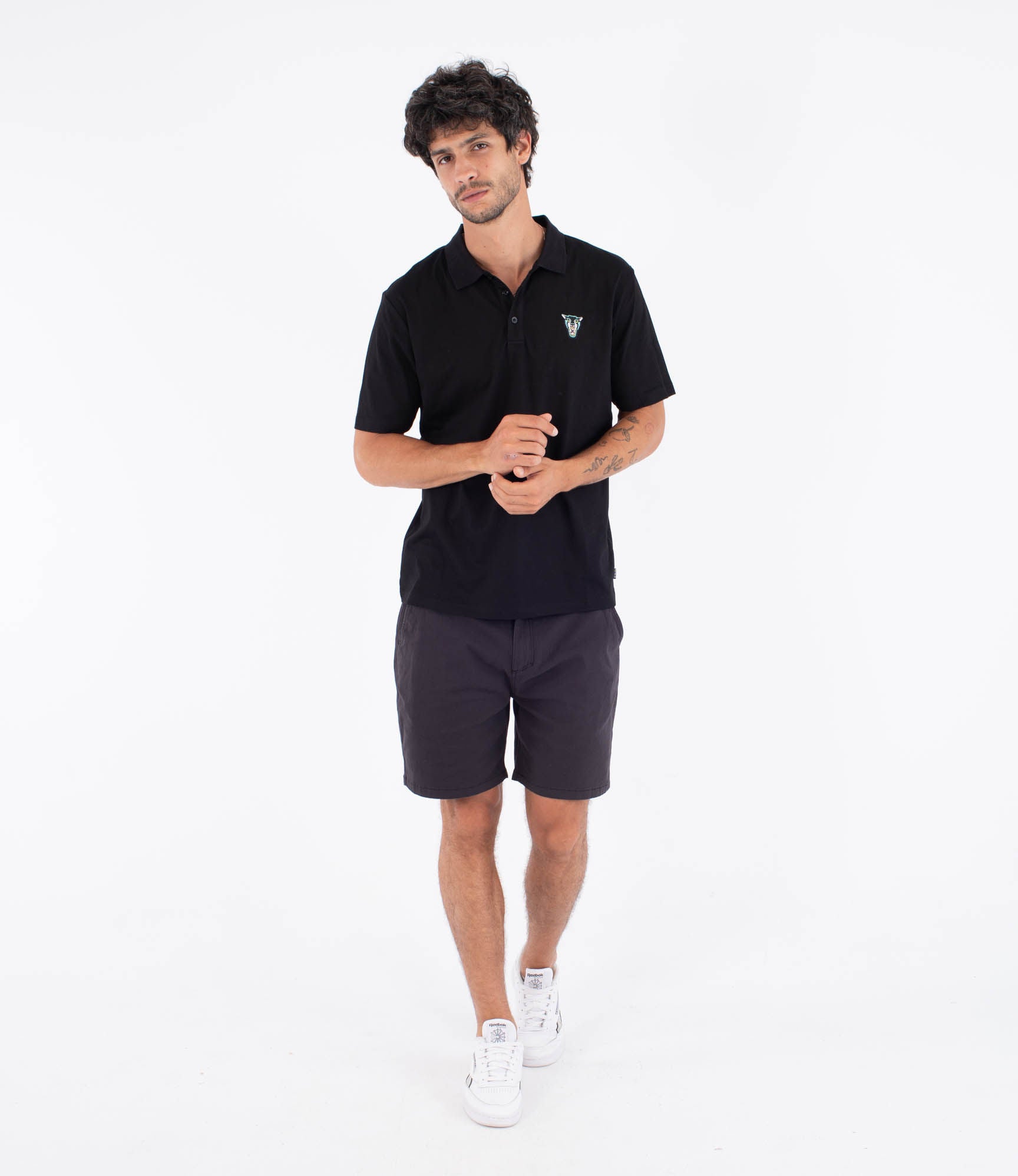Men's short sleeve polo - H2O